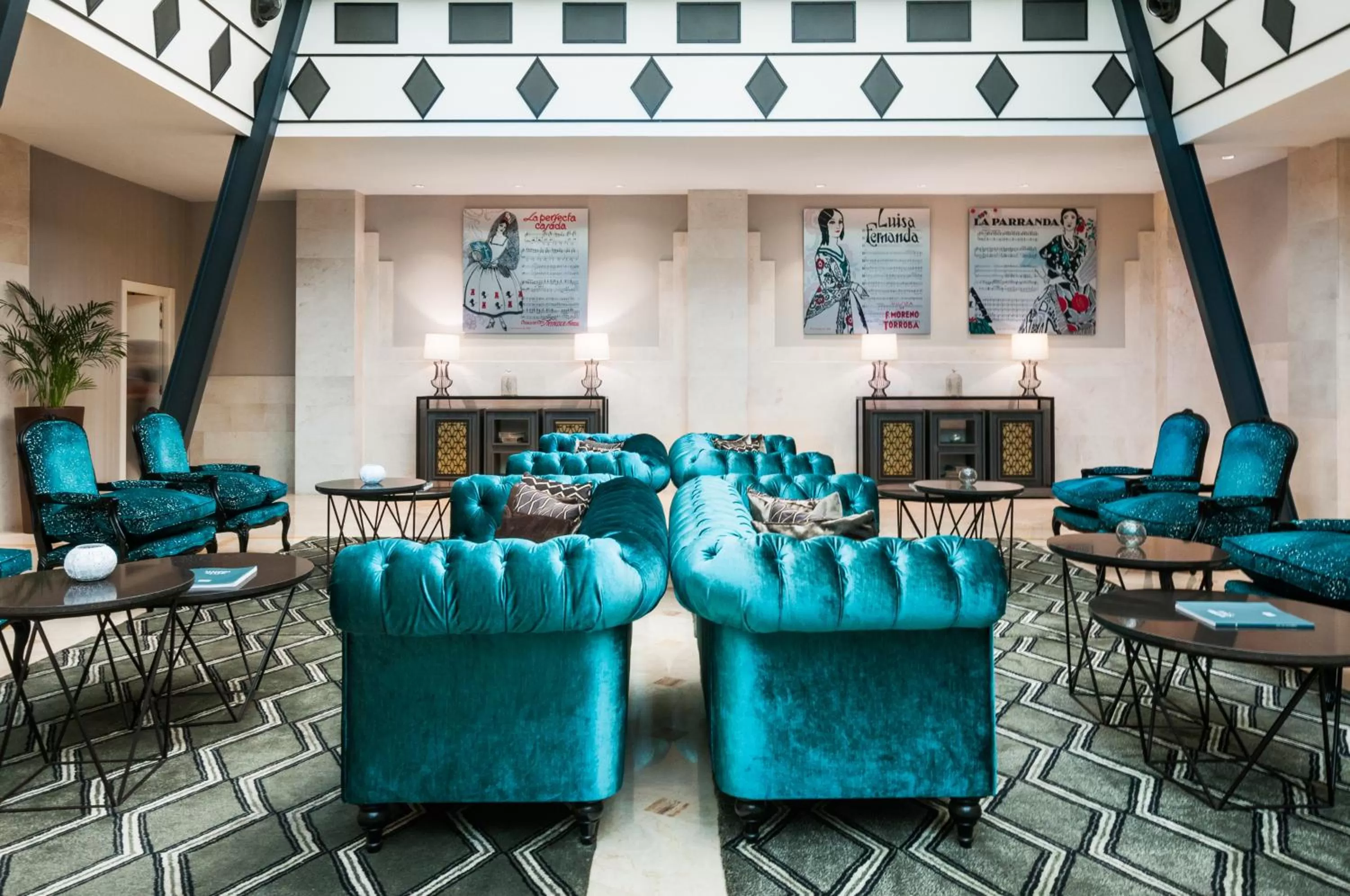 Lobby or reception in Eurostars Casa de la Lírica