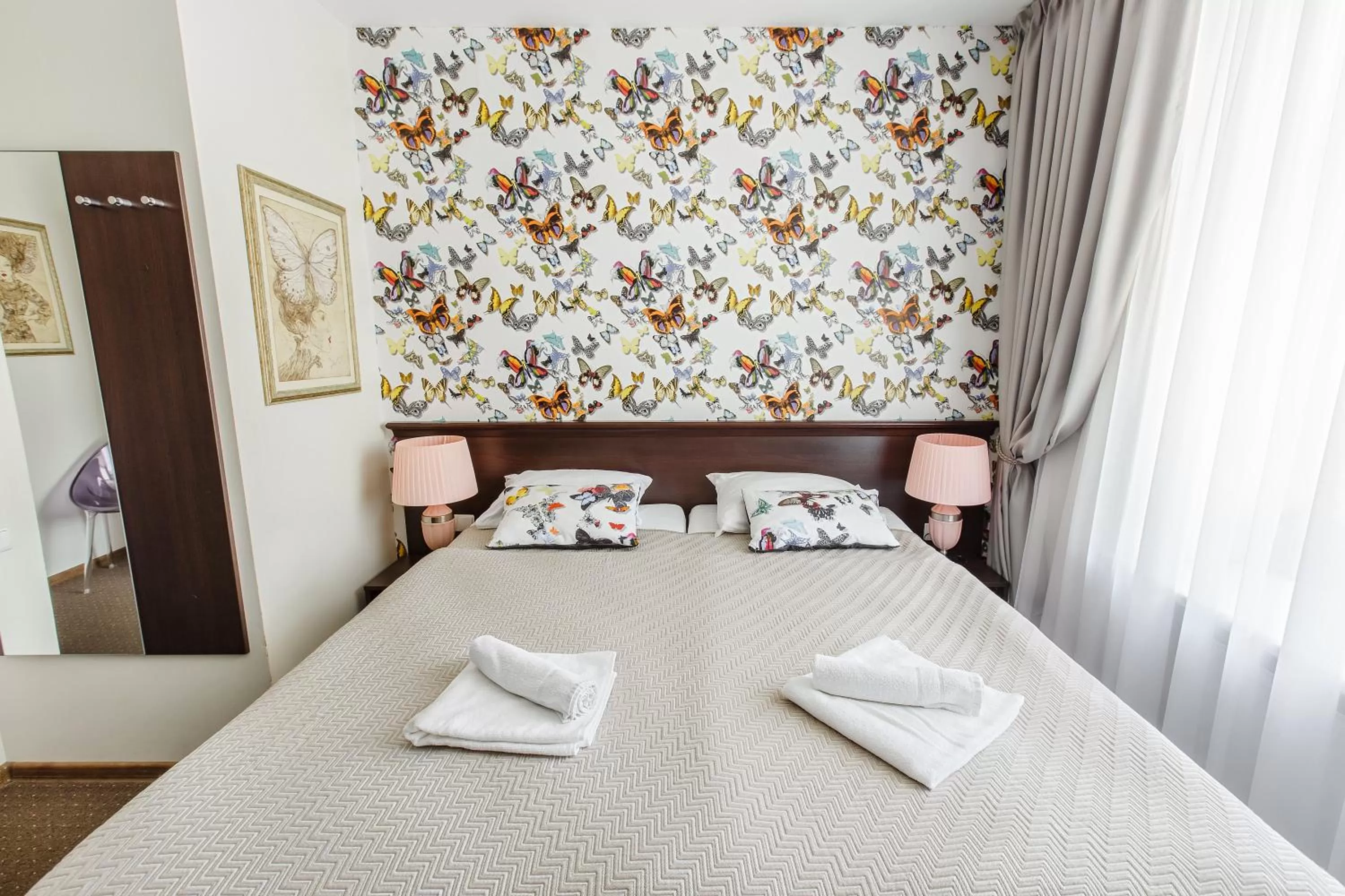 Bedroom, Bed in Old Town Hotel Bohema, Klaipėda