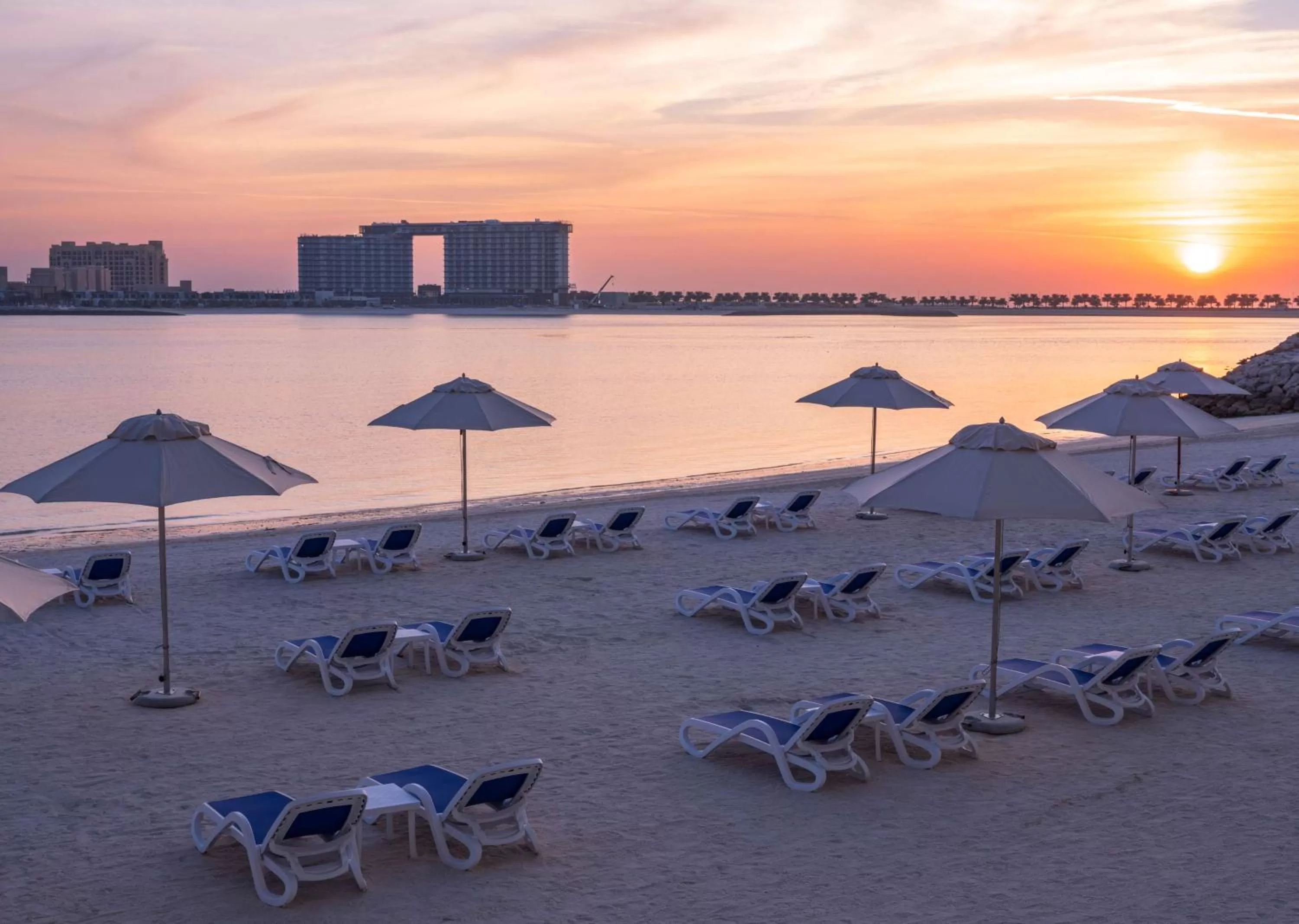 Beach in Radisson Resort Ras Al Khaimah Marjan Island