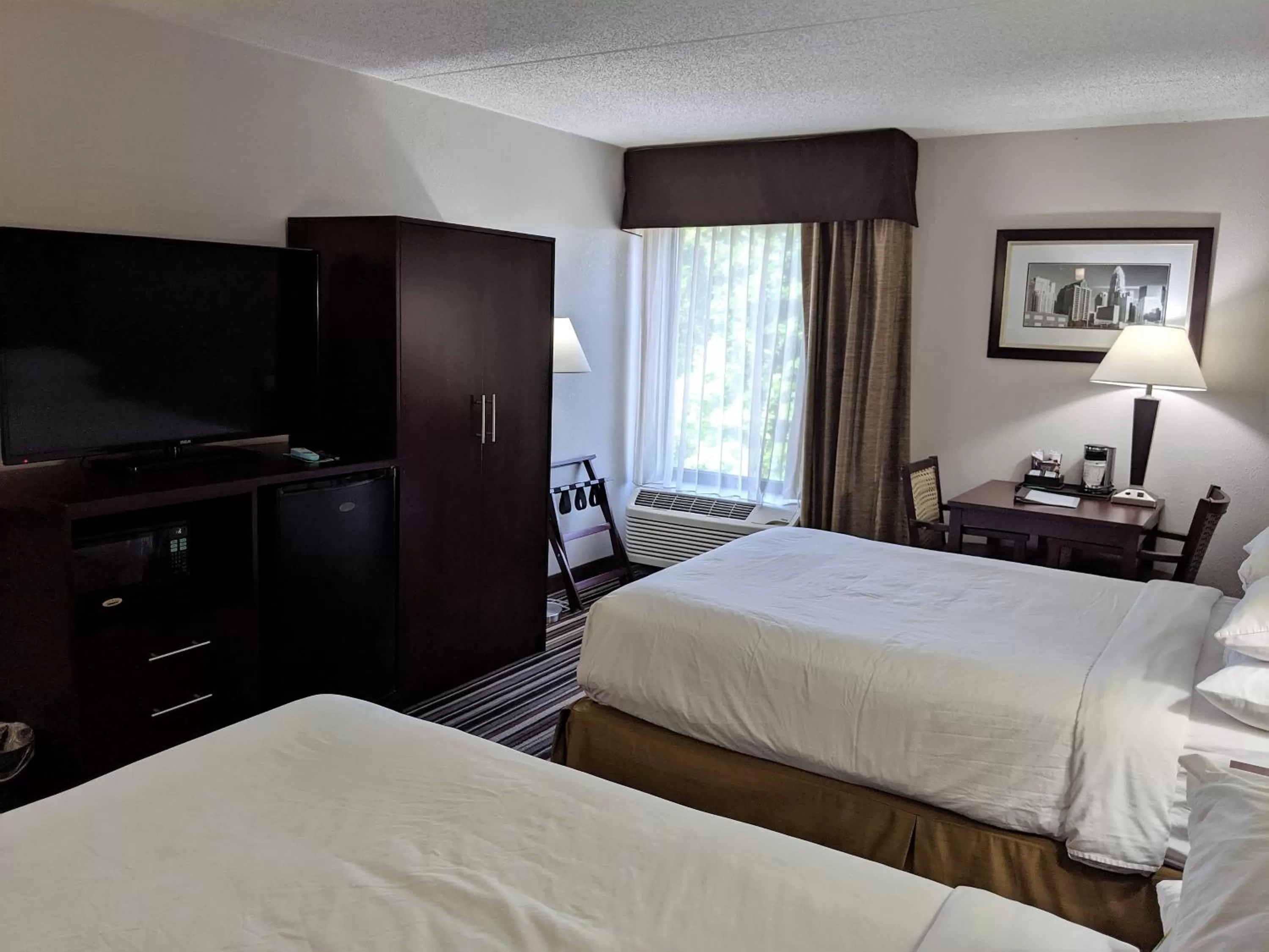 Photo of the whole room, Bed in Wyndham Garden Charlotte Airport Southeast