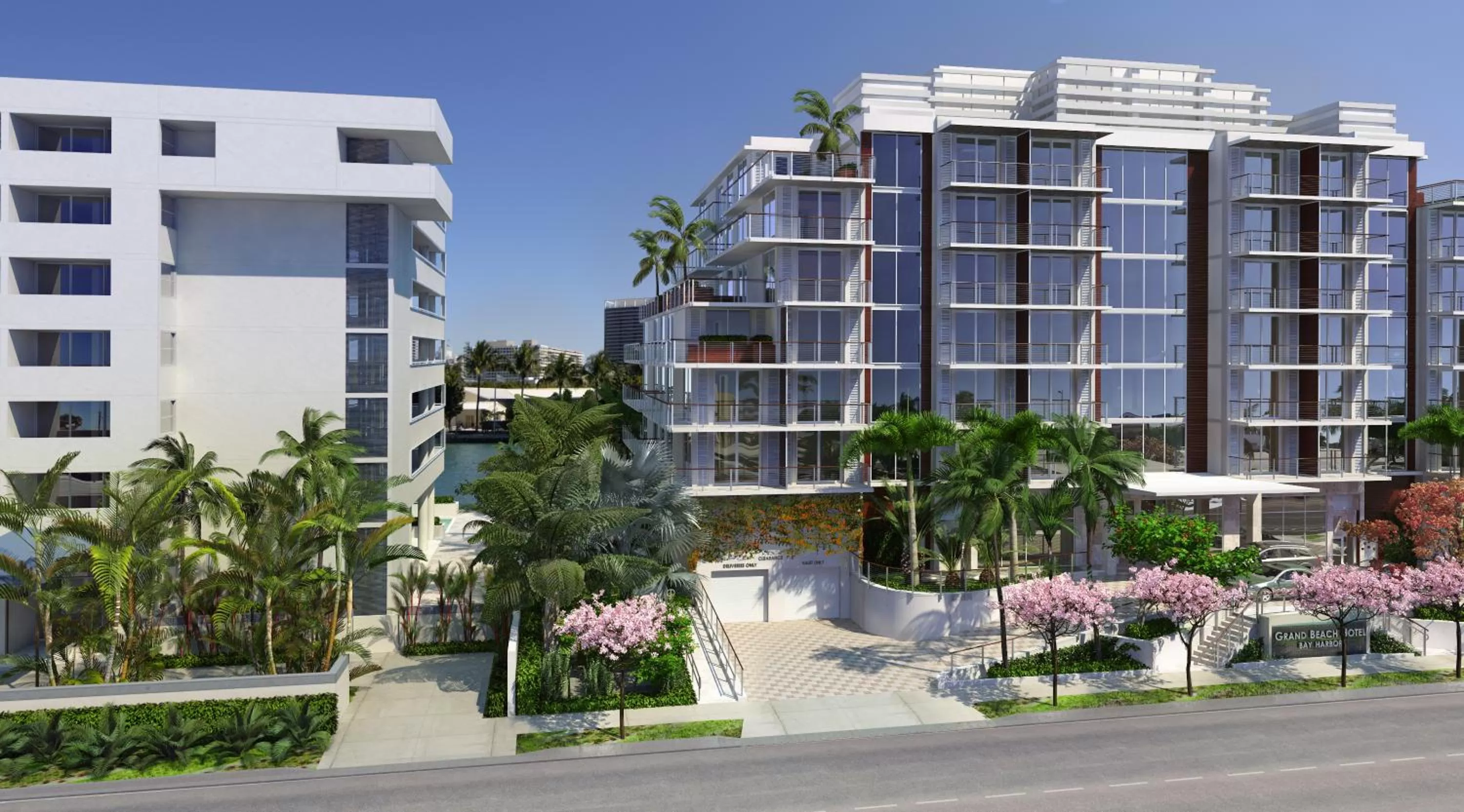 Property building in Grand Beach Hotel Bay Harbor