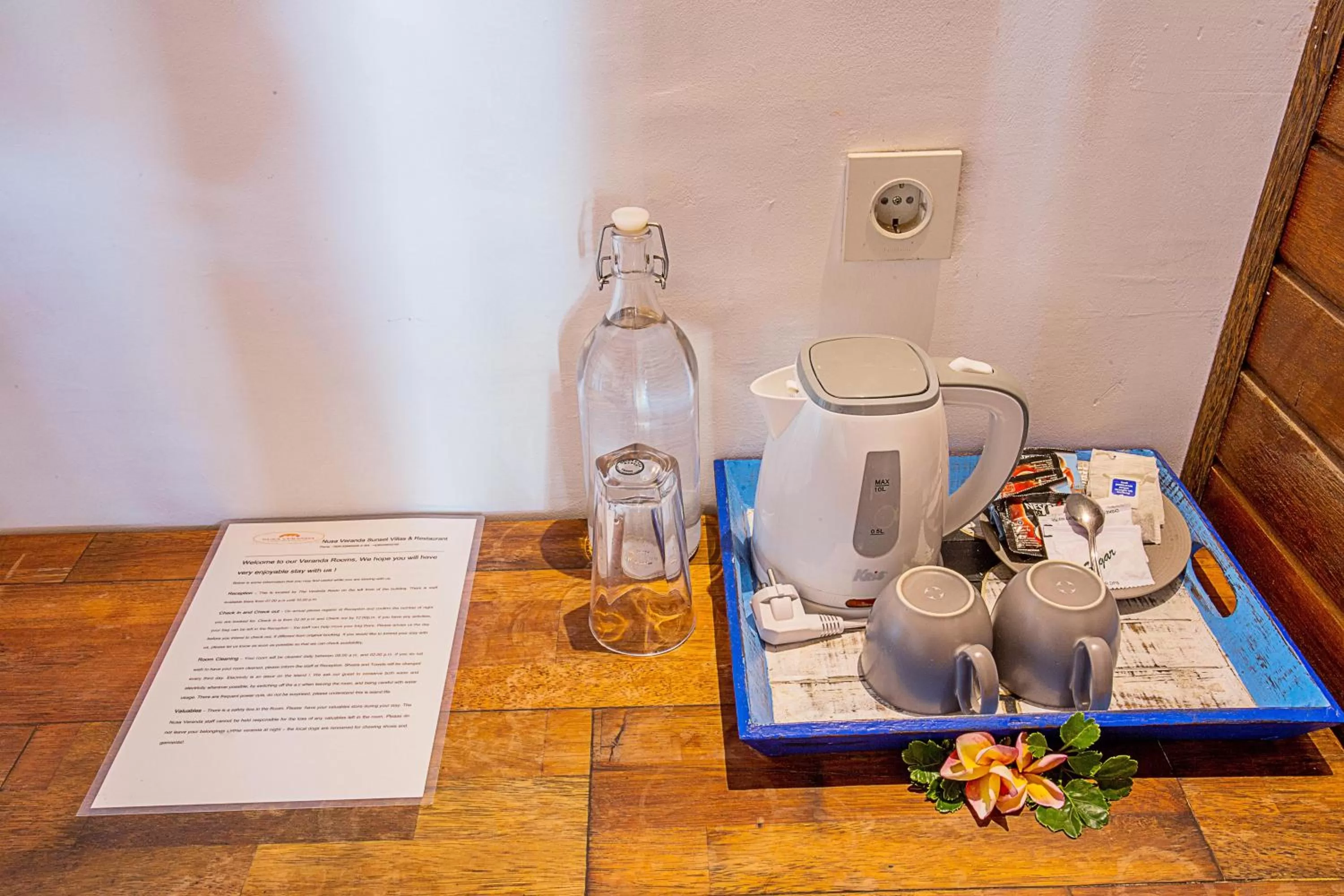 Coffee/tea facilities in Nusa Veranda Sunset Villas & Restaurant