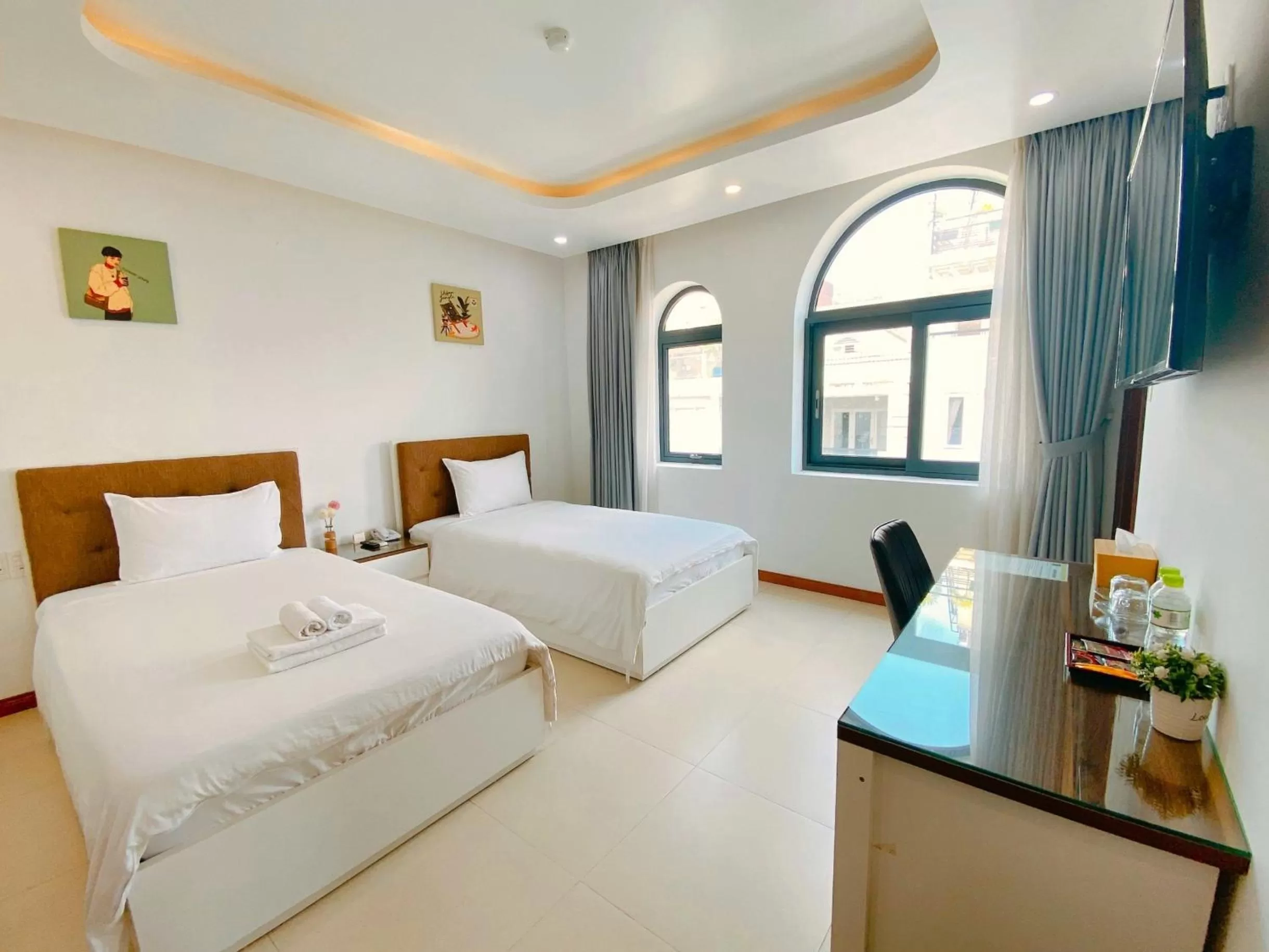 Twin Room with City View in The Royal Hotel & Apartment - Phu My Hung