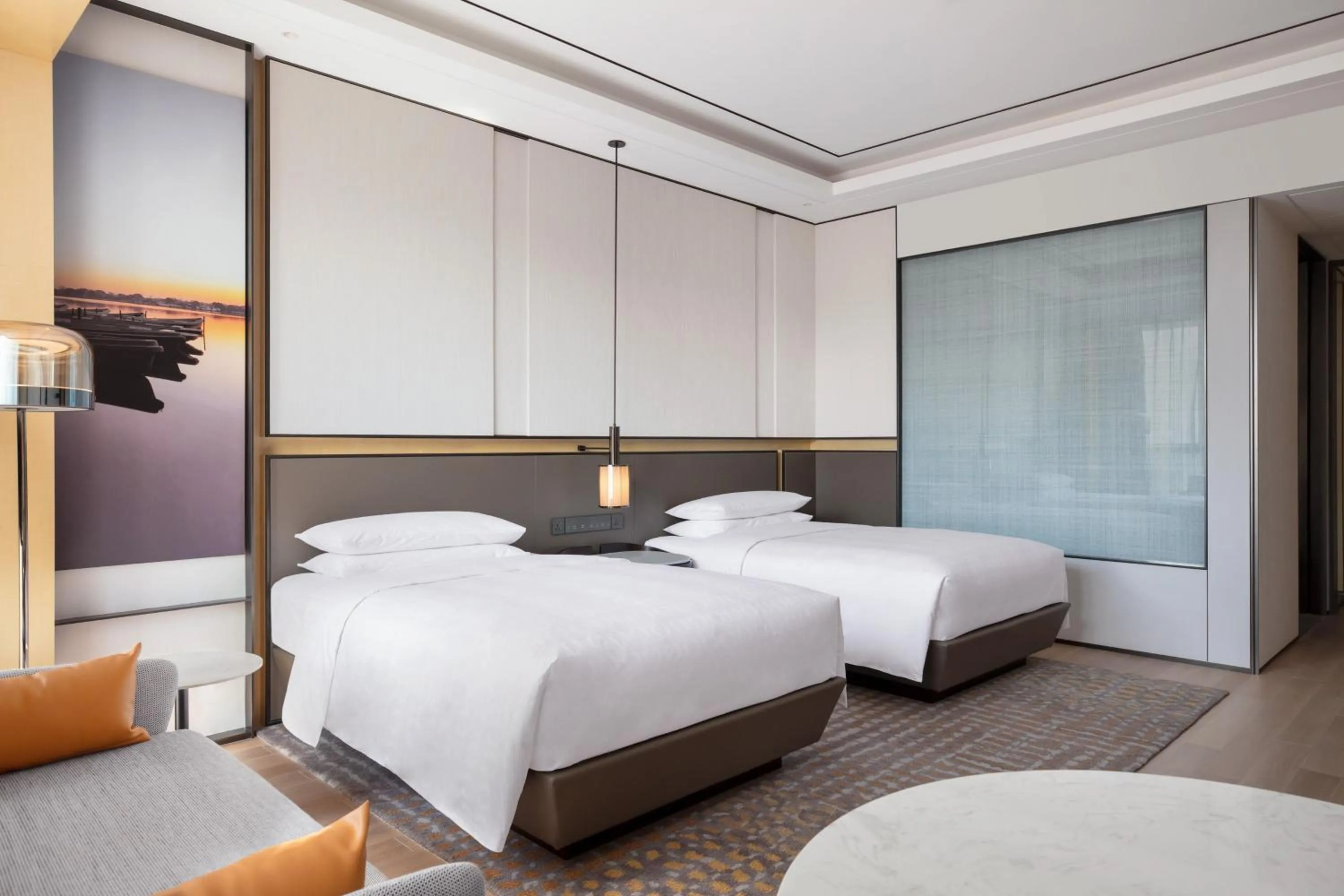 Bedroom, Bed in Sheraton Shanghai Fengxian