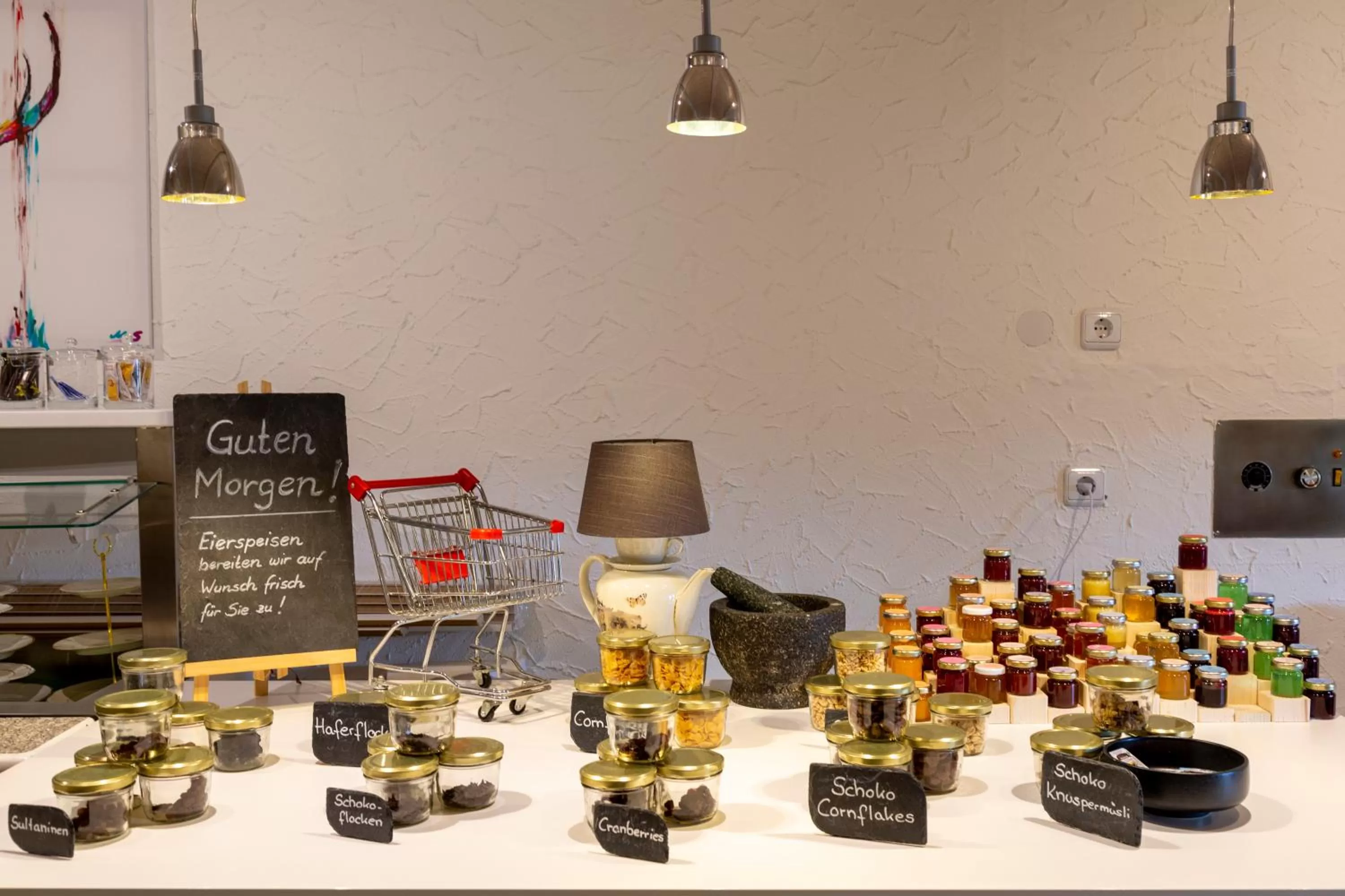 Breakfast in Hotel Restaurant Brigitte