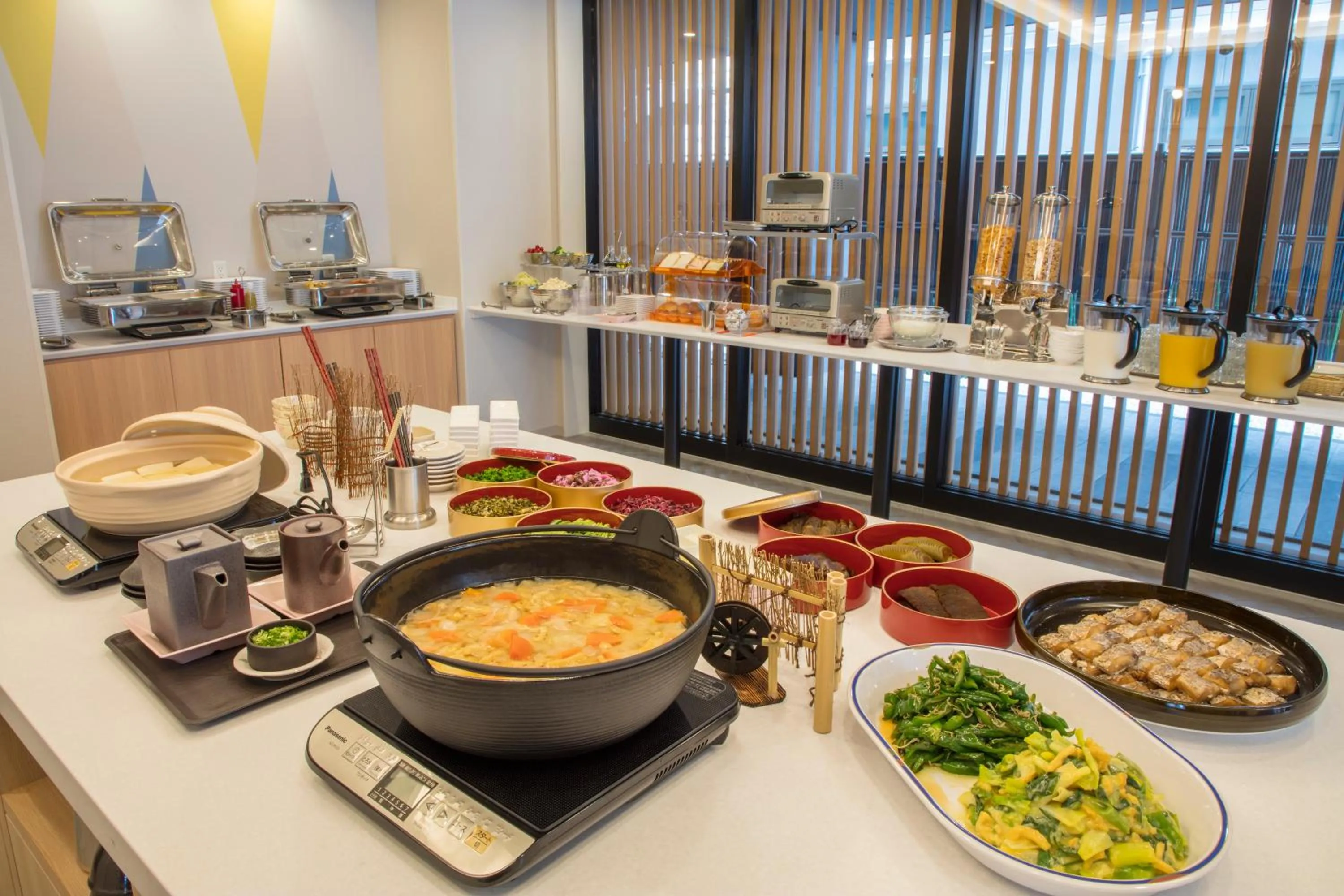 Buffet breakfast in Sotetsu Fresa Inn Kyoto-Hachijoguchi