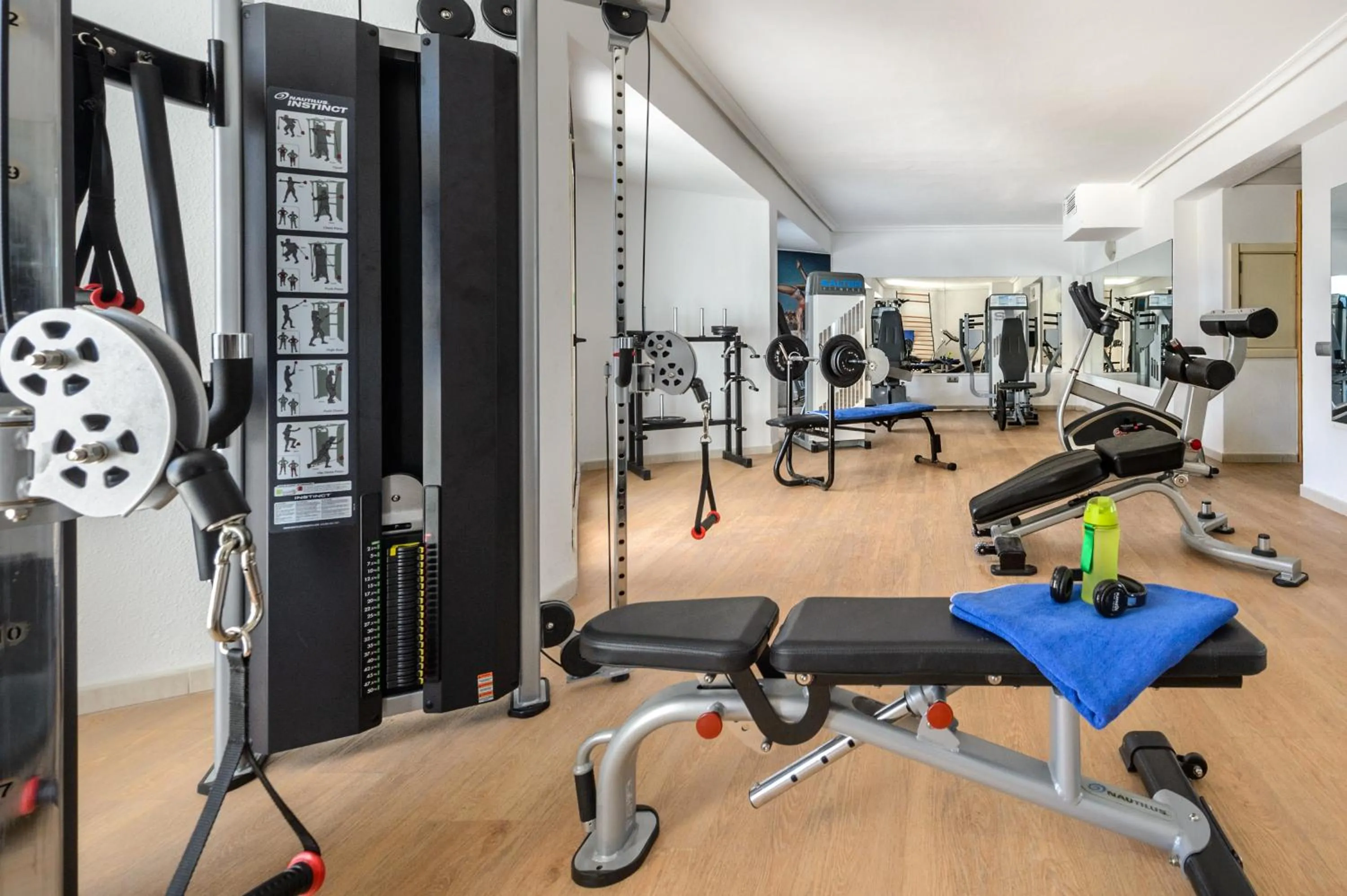 Fitness centre/facilities in Hotel Vibra San Remo