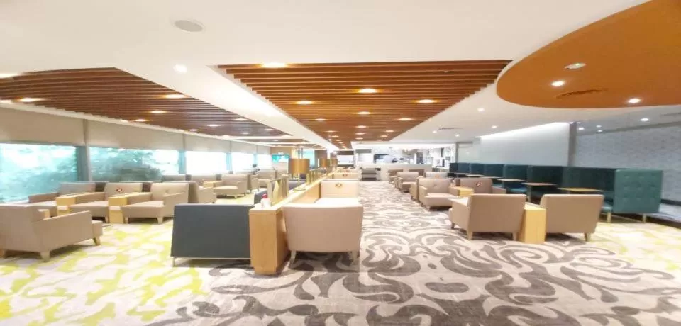 Dining area in Ambassador Transit Lounge Terminal 3