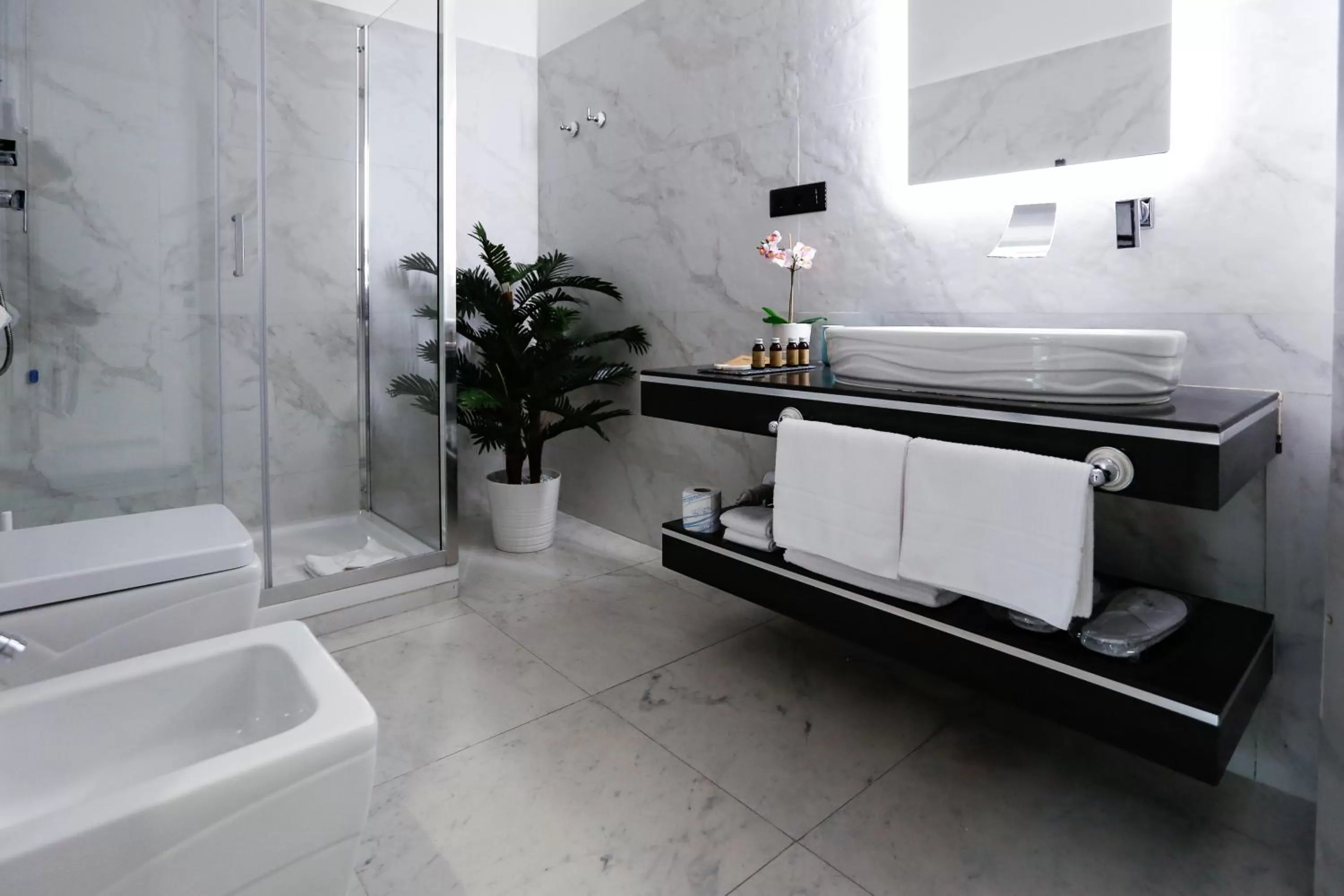 Shower in Escape Luxury Suite - CA Domus Collection