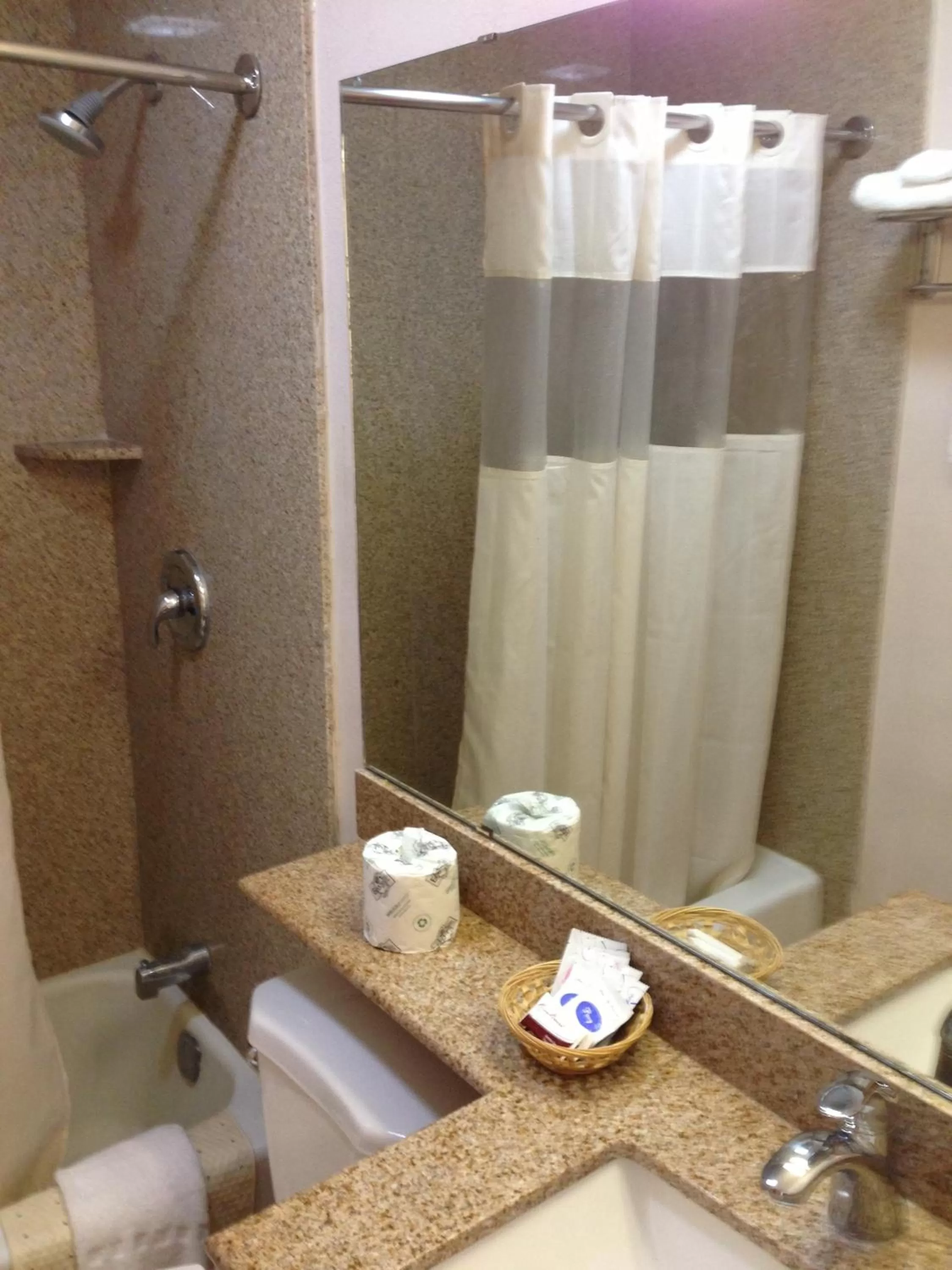 Bathroom in Budget Inn Plainview