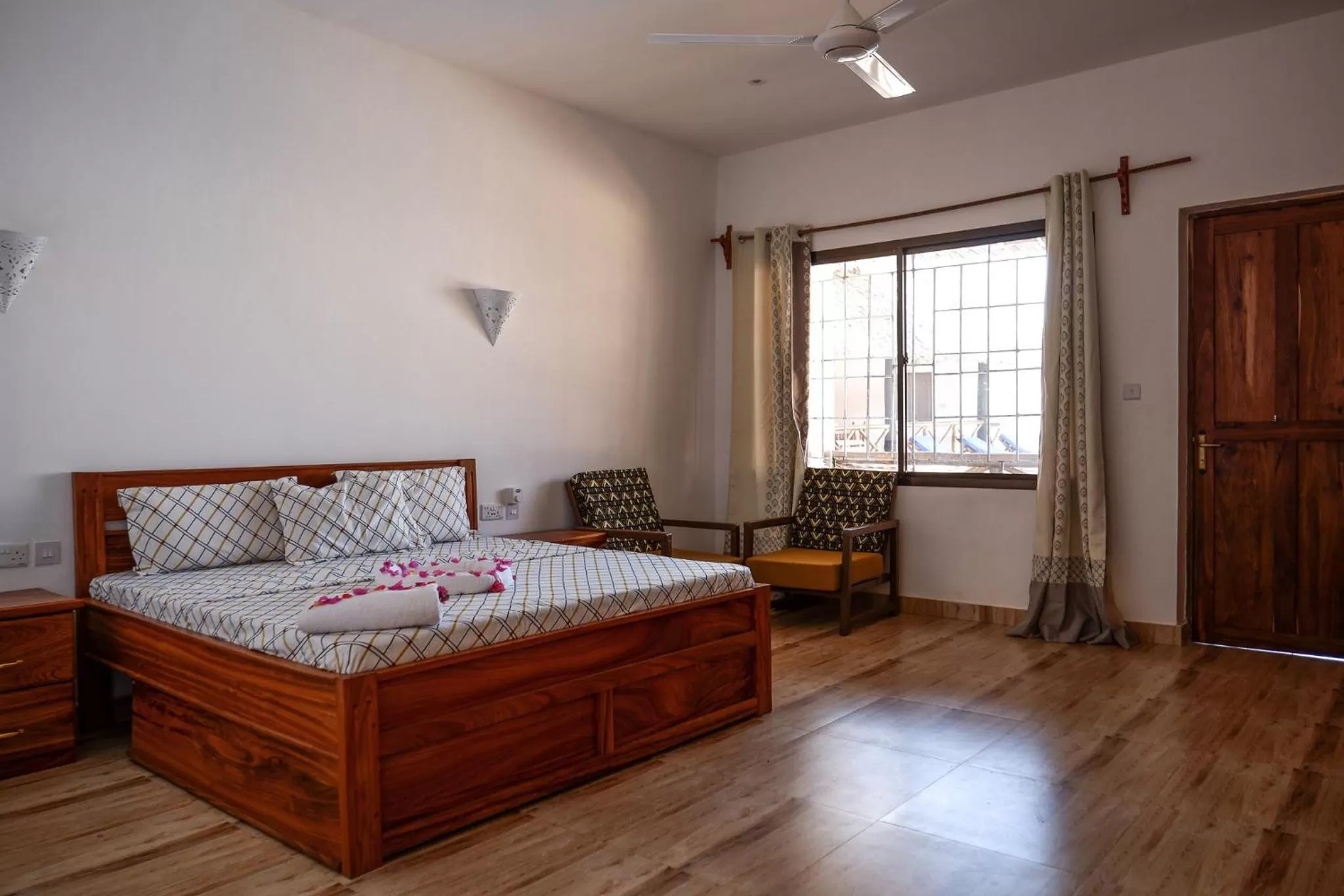 Bed in Nungwi Heritage Resort