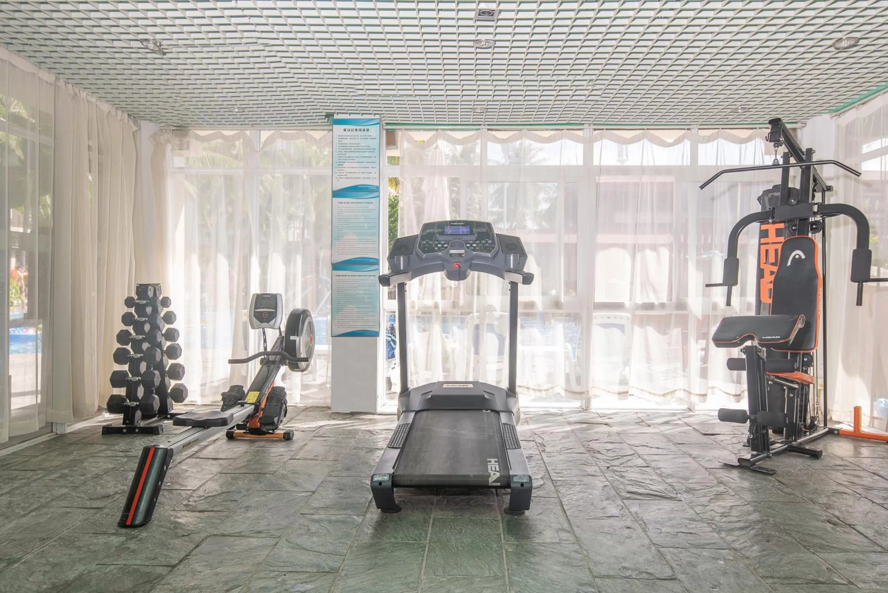 Fitness centre/facilities in Sanya South China Hotel