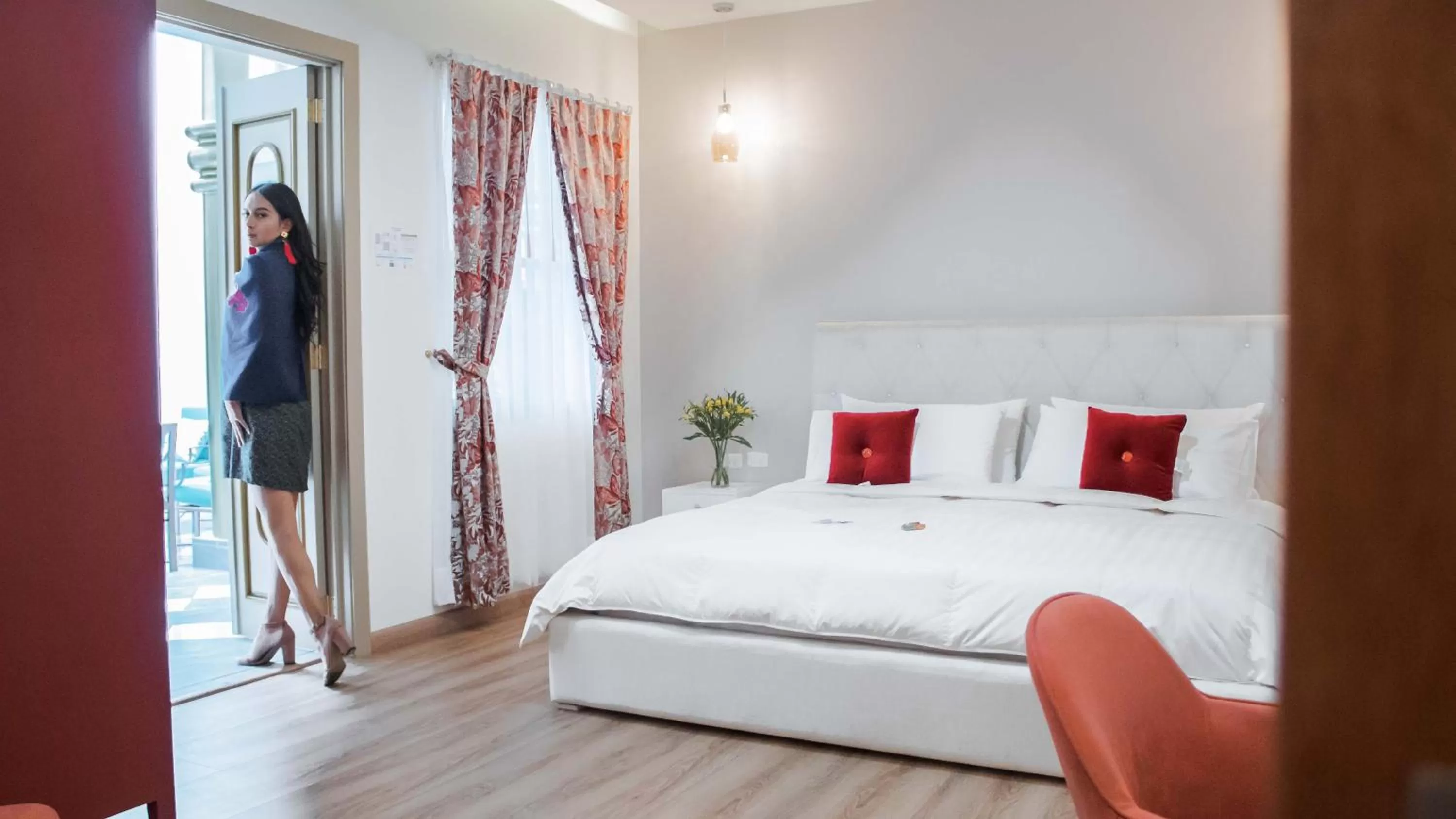 Bed in Adamas House Hotel Boutique