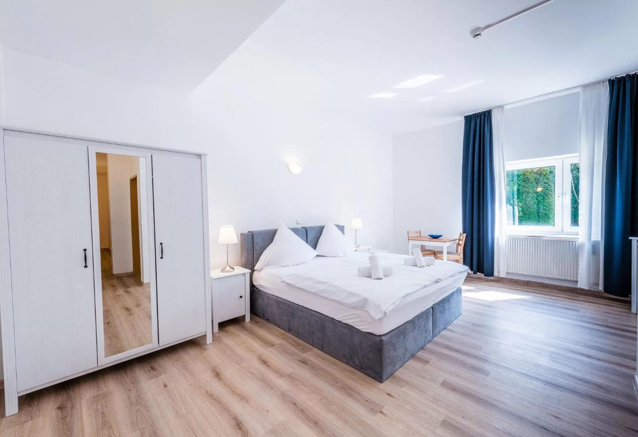 Bed in Hotel Bergheim