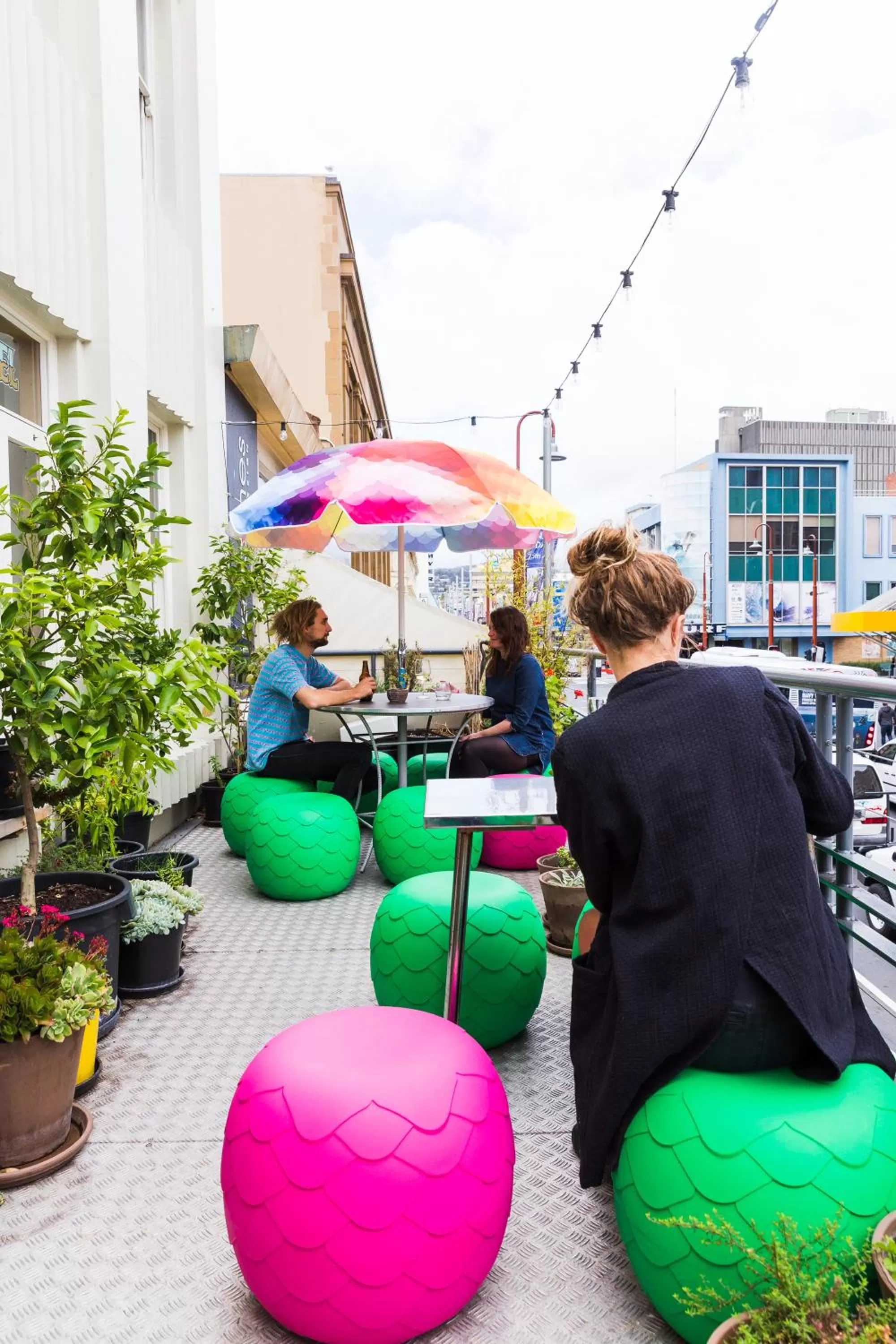 Balcony/Terrace in Alabama Hotel Hobart