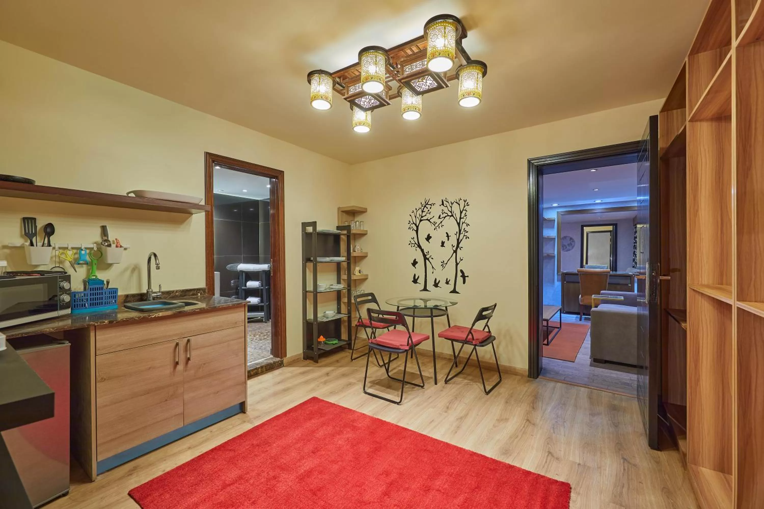 Kitchen or kitchenette in Golden Park Hotel Cairo, Heliopolis