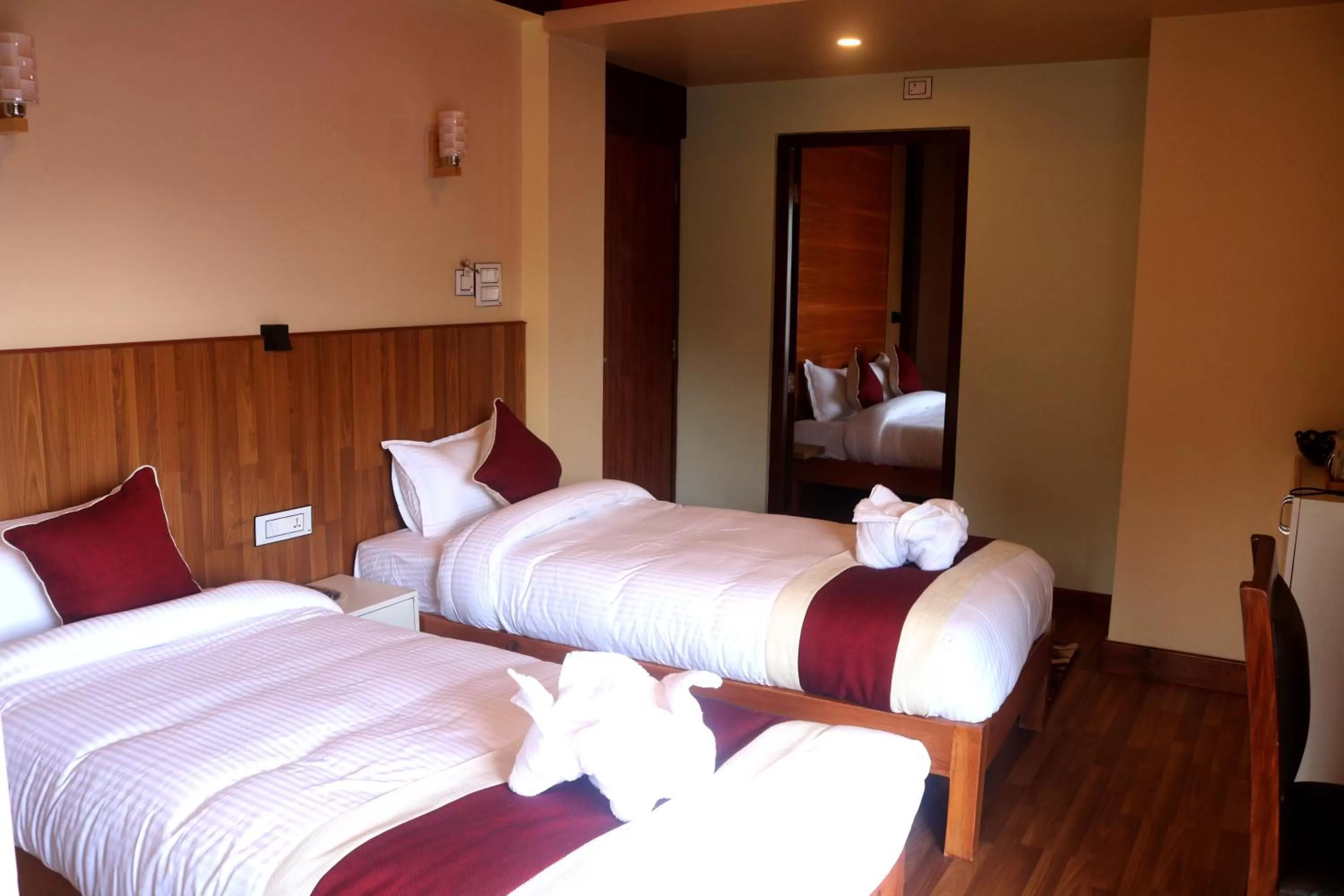 Photo of the whole room, Bed in Hotel Family Ties Pvt. Ltd.