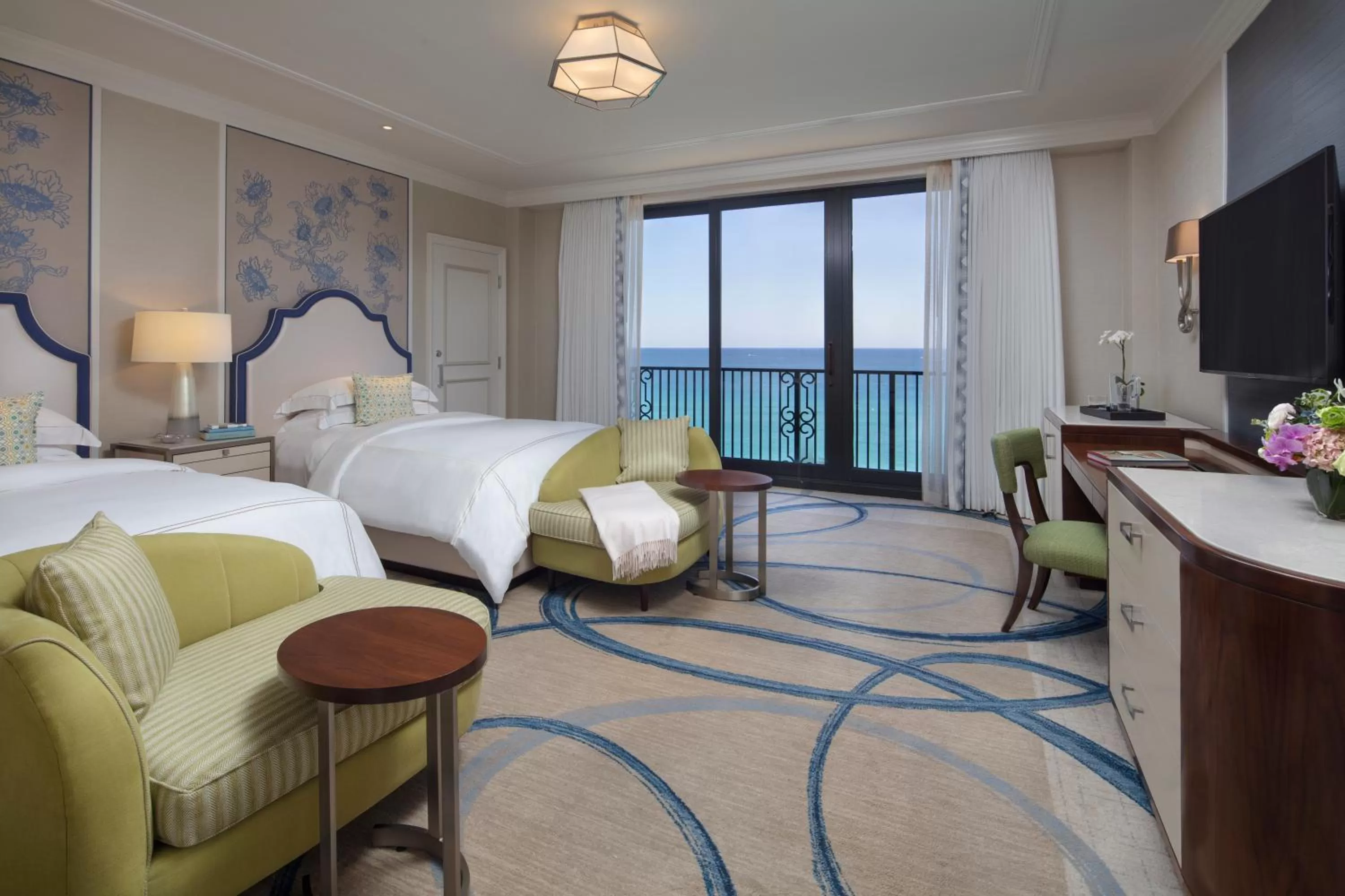 Atlantic Oceanfront Room with Two Double Beds in The Breakers Palm Beach