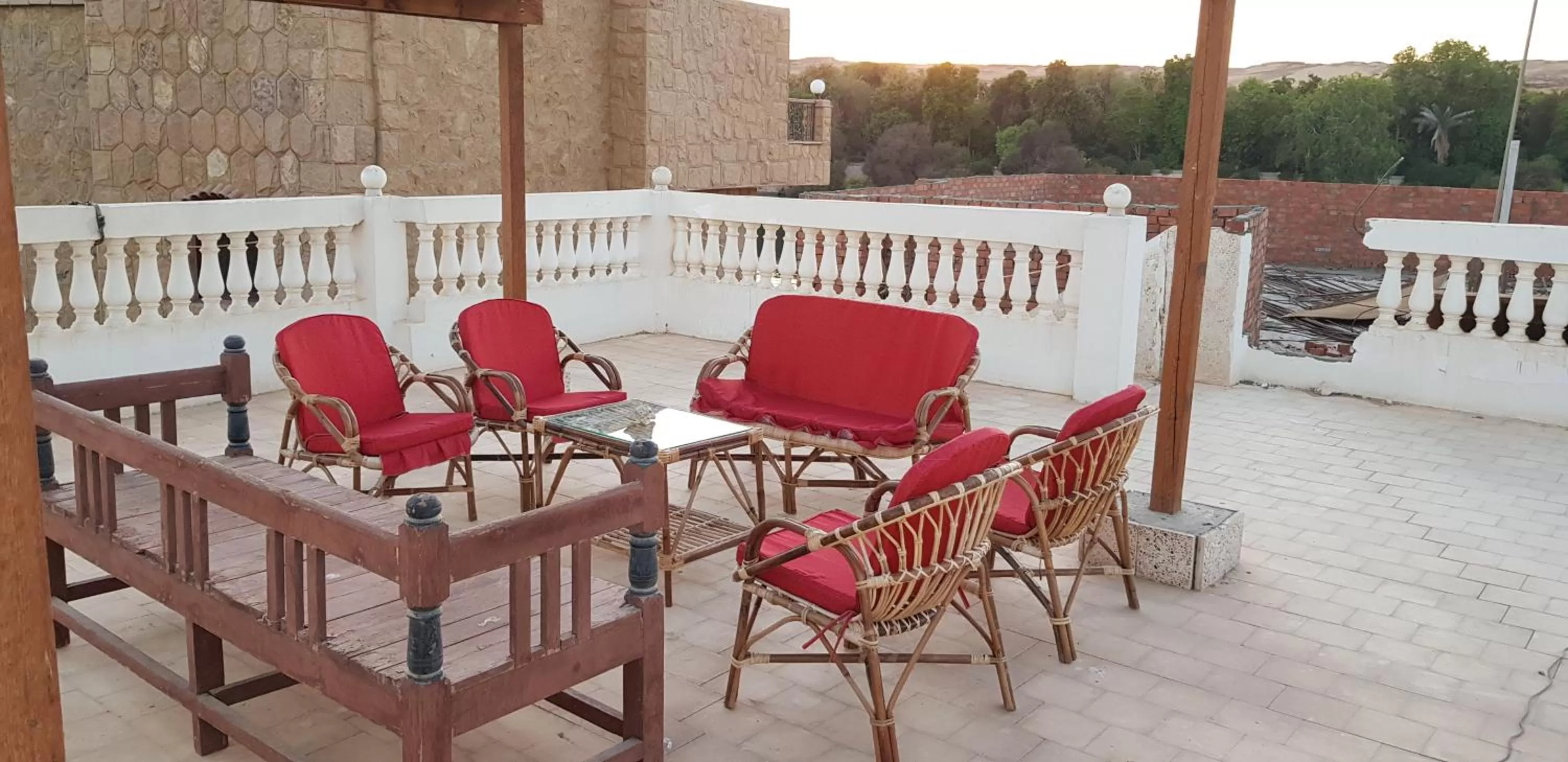 Balcony/Terrace in Taharka Nubian House