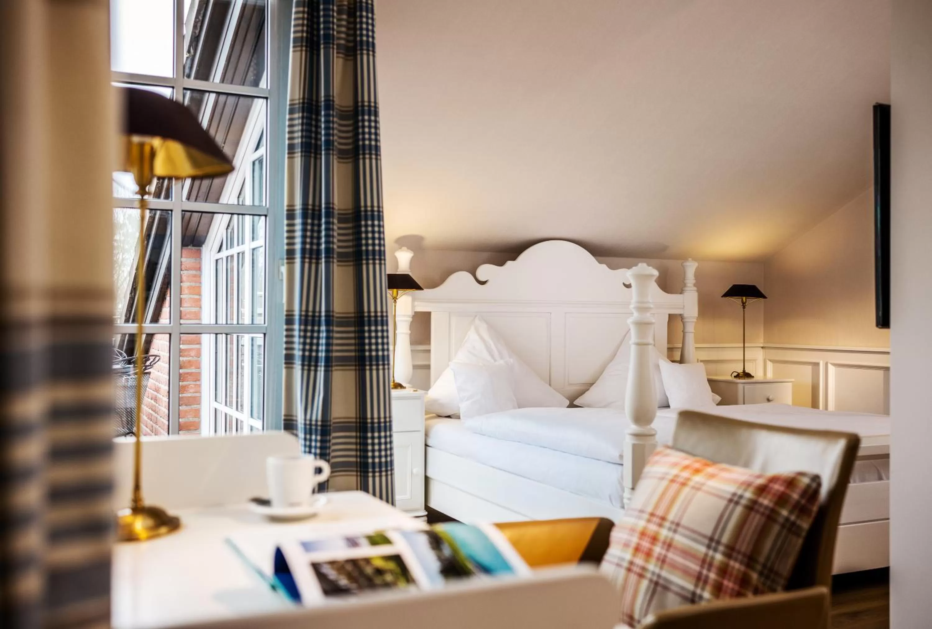 Decorative detail, Bed in Romantik Hotel Jagdhaus Eiden am See