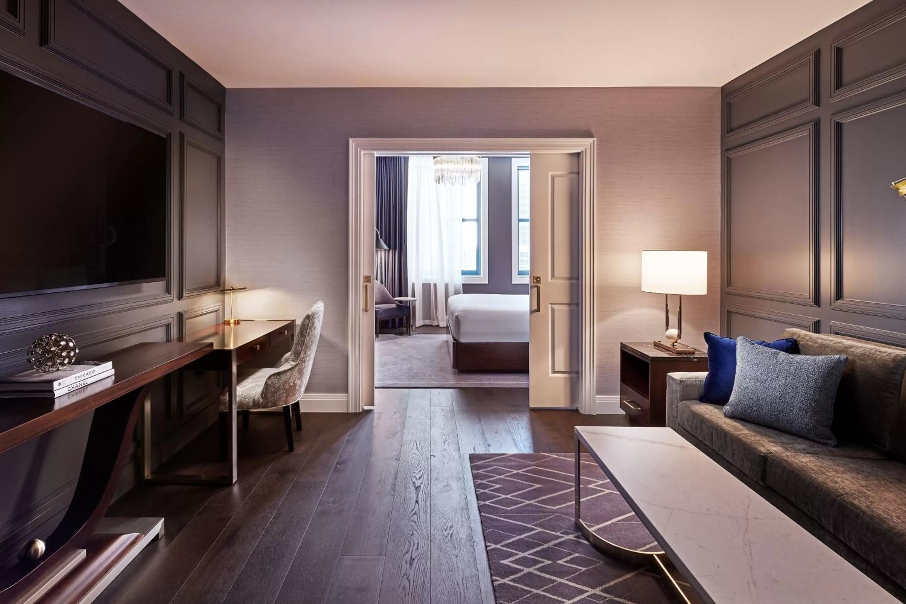 Bedroom, Bed in The LaSalle Chicago, Autograph Collection