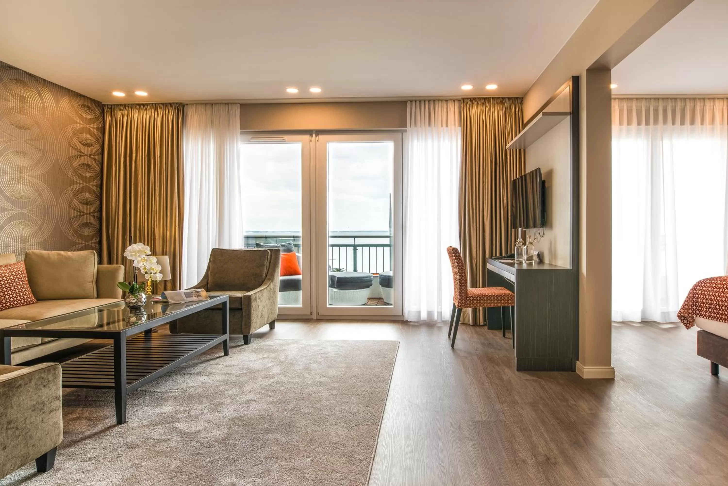 Living room in Strandhotel Luv