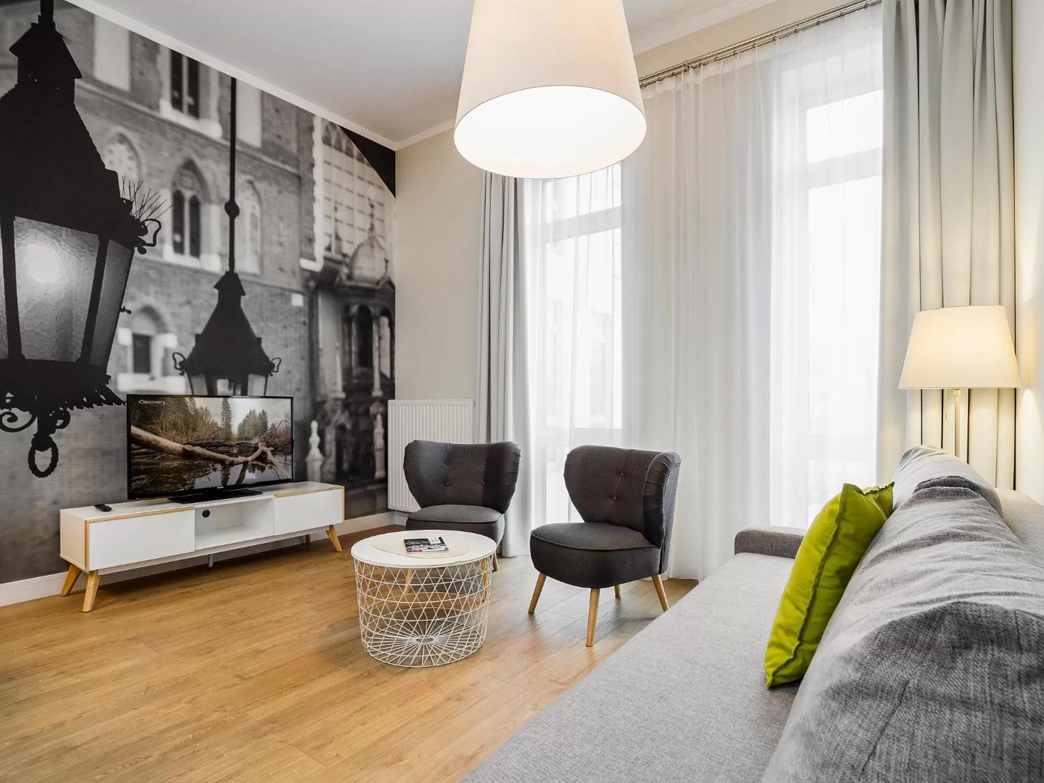 TV and multimedia in Riverside Aparthotel Cracow