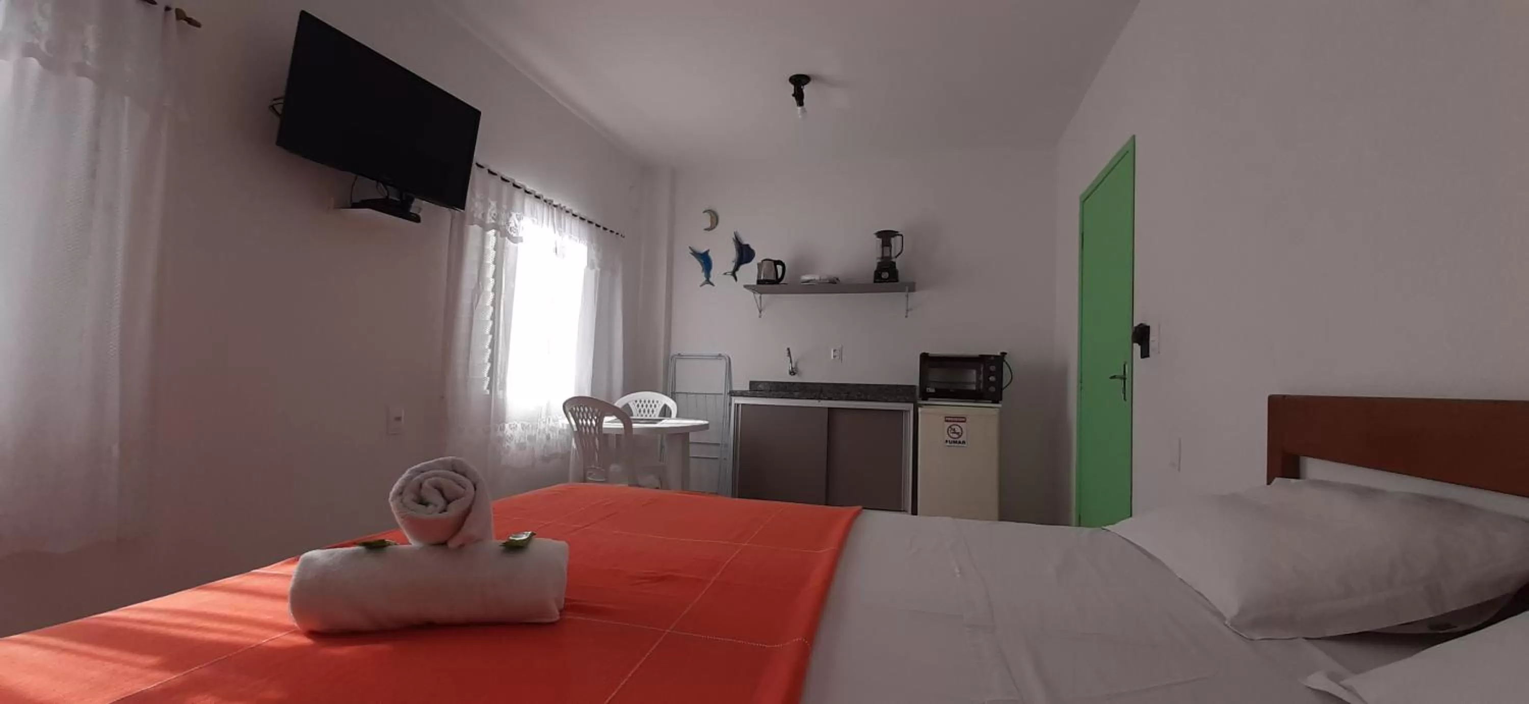 Bed in Pousada Milani