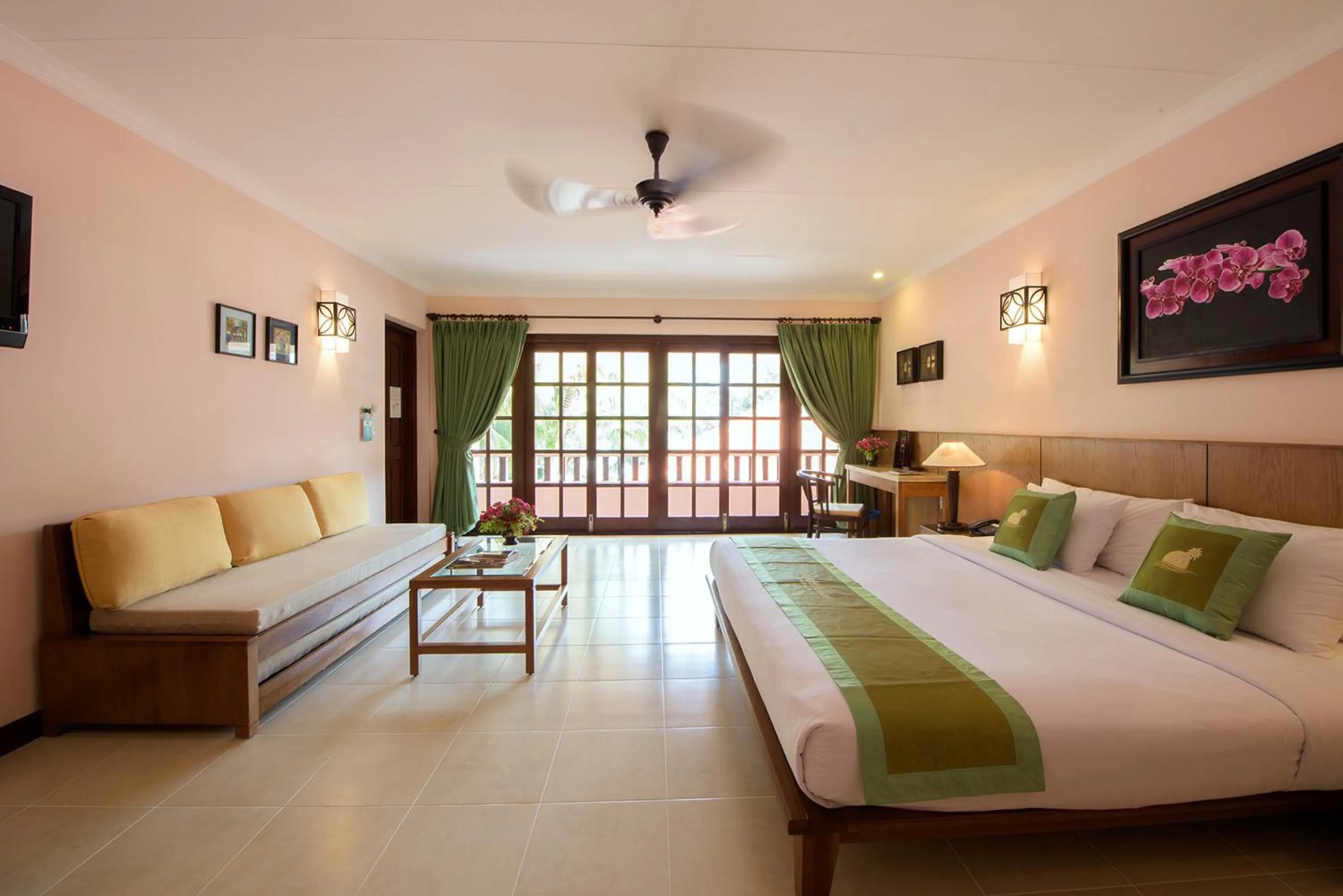 Bed in Phu Hai Beach Resort & Spa Phan Thiet