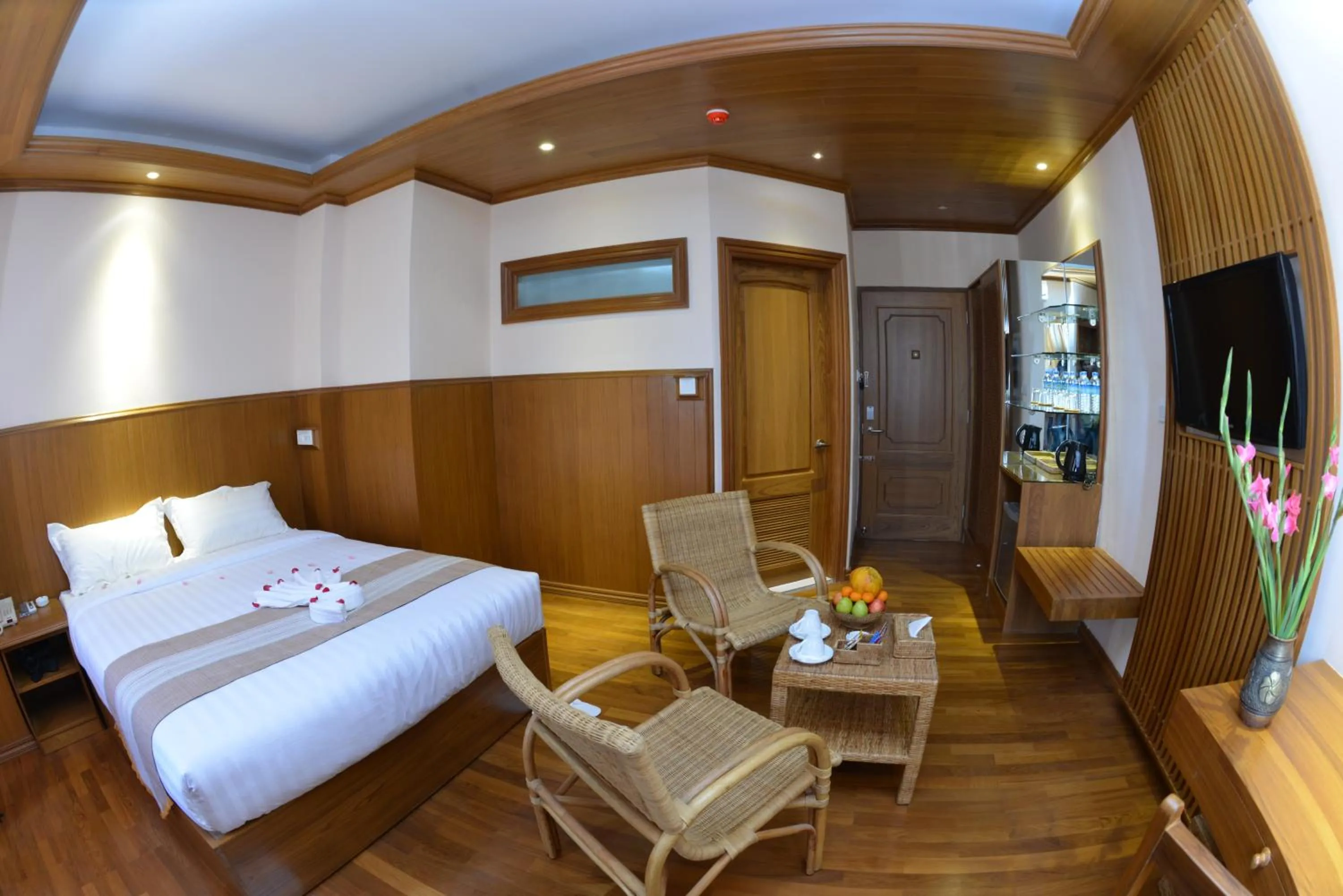 Decorative detail, Bed in Hotel Sidney