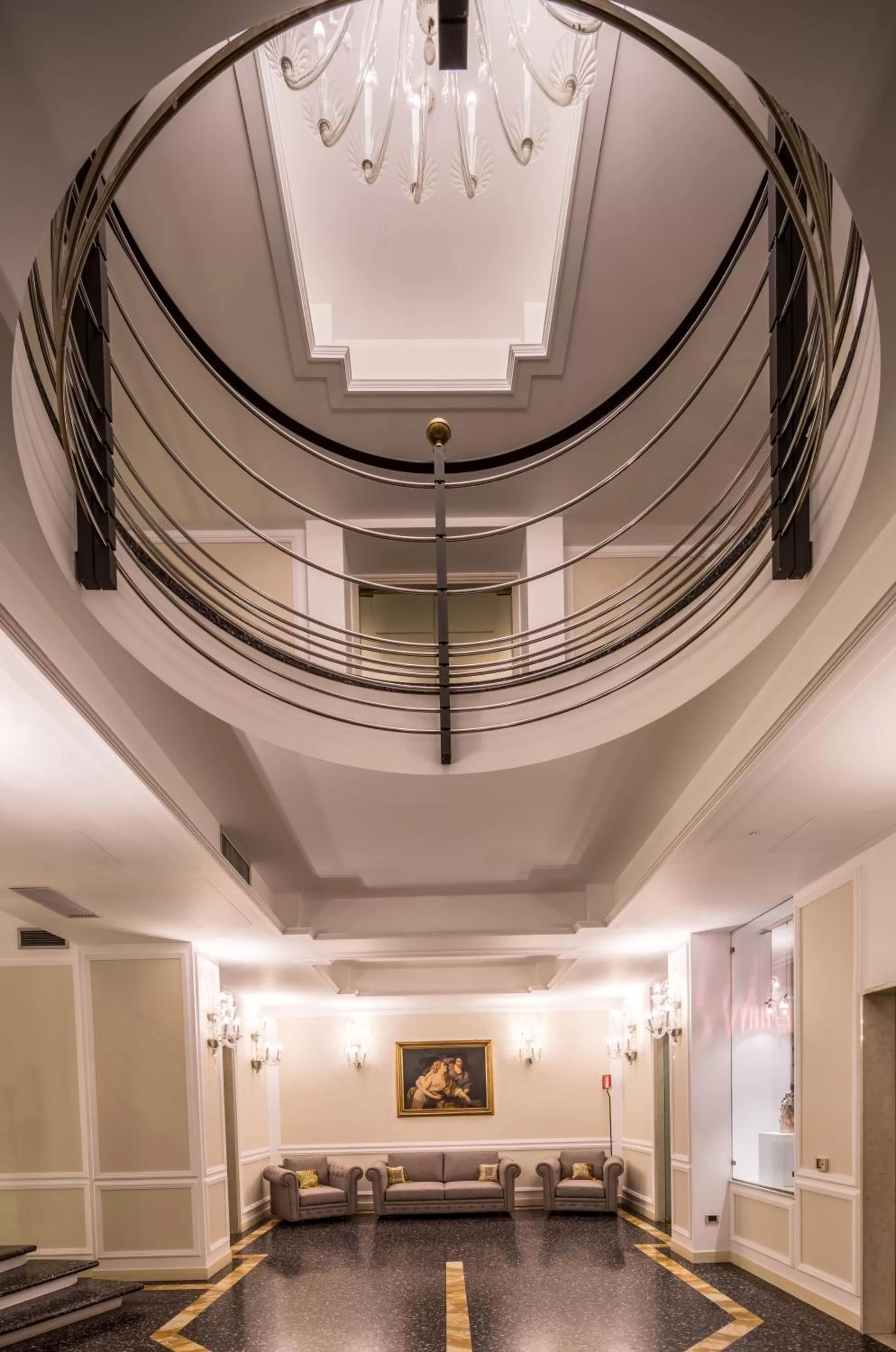 Lobby or reception in Grande Albergo Roma