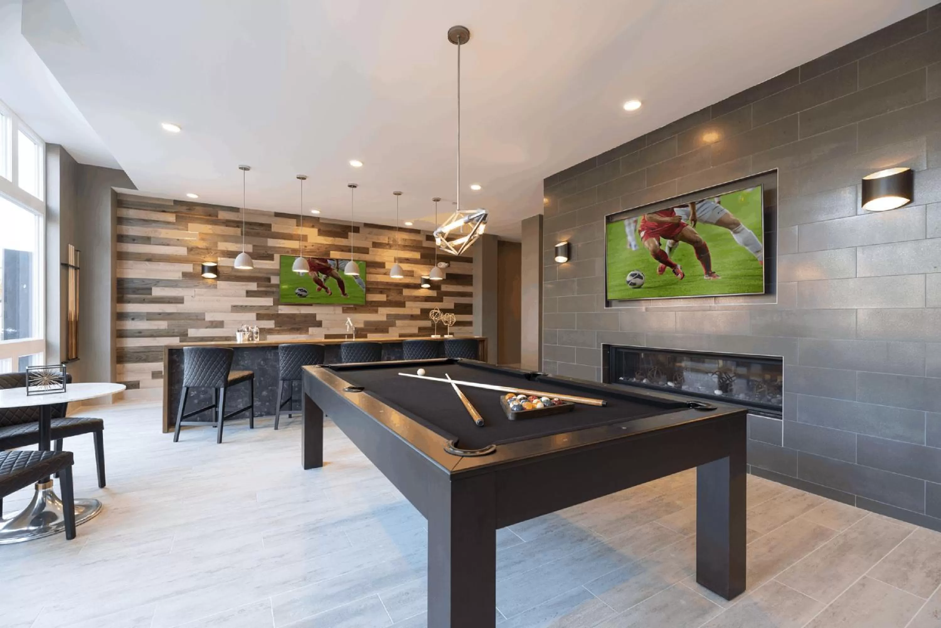 Billiard in Luxury Furnished Apartments by Hyatus Downtown at Yale