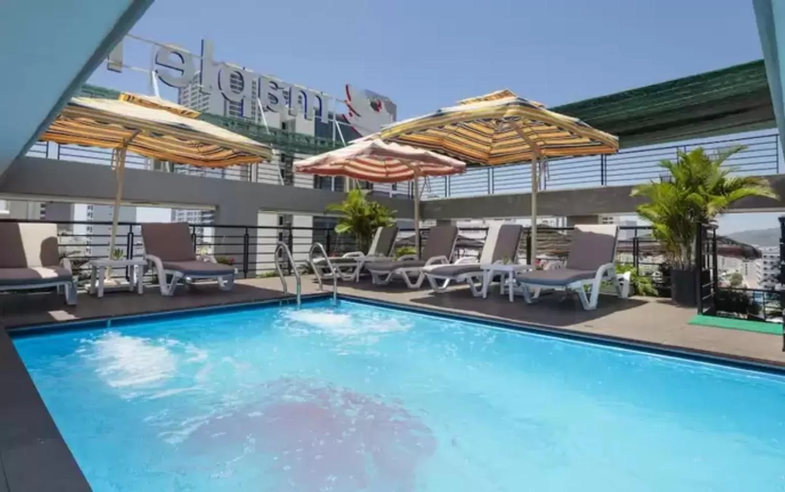 Swimming Pool in Maple Leaf Korean Hotel