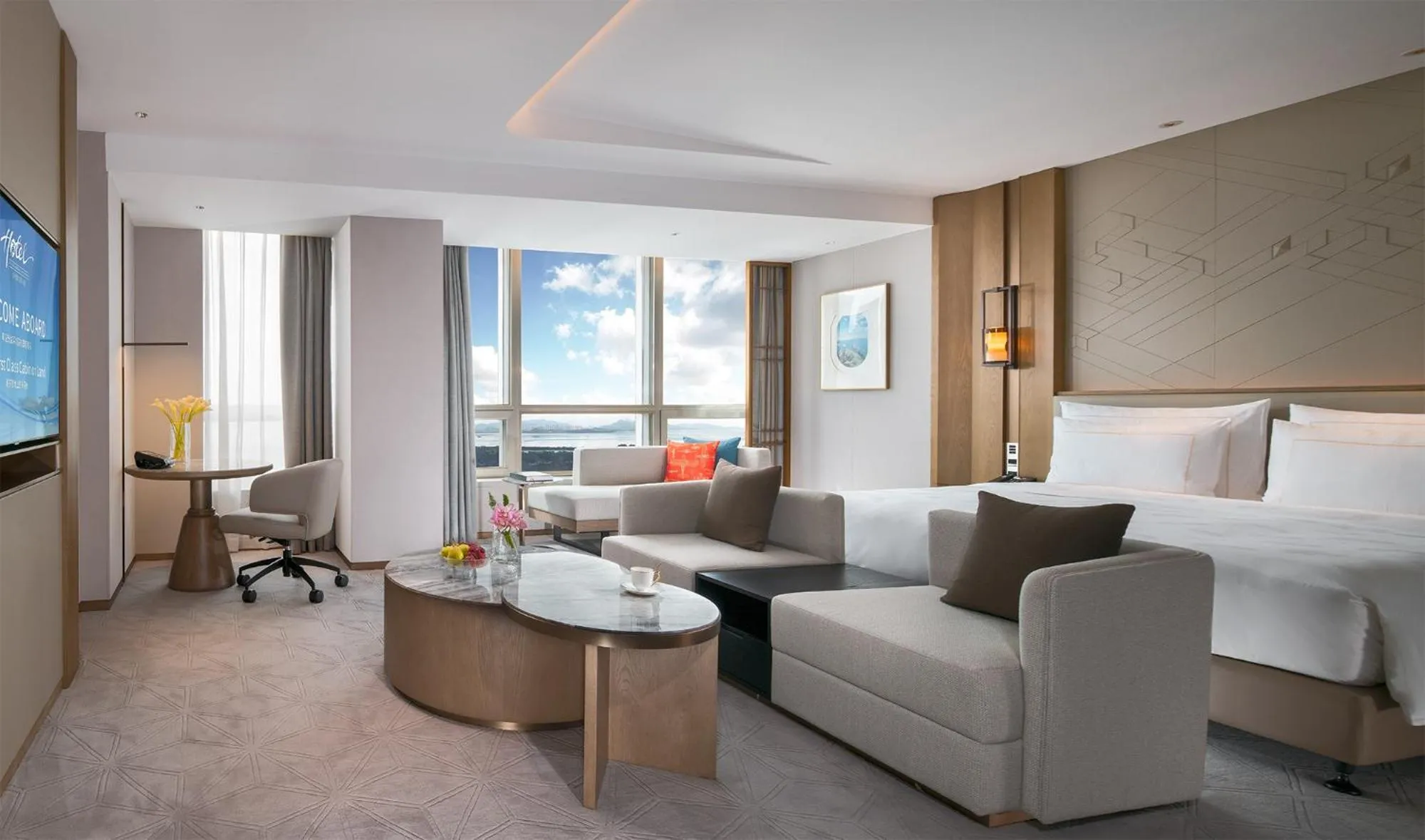 Photo of the whole room, Bed in Shenzhenair International Hotel