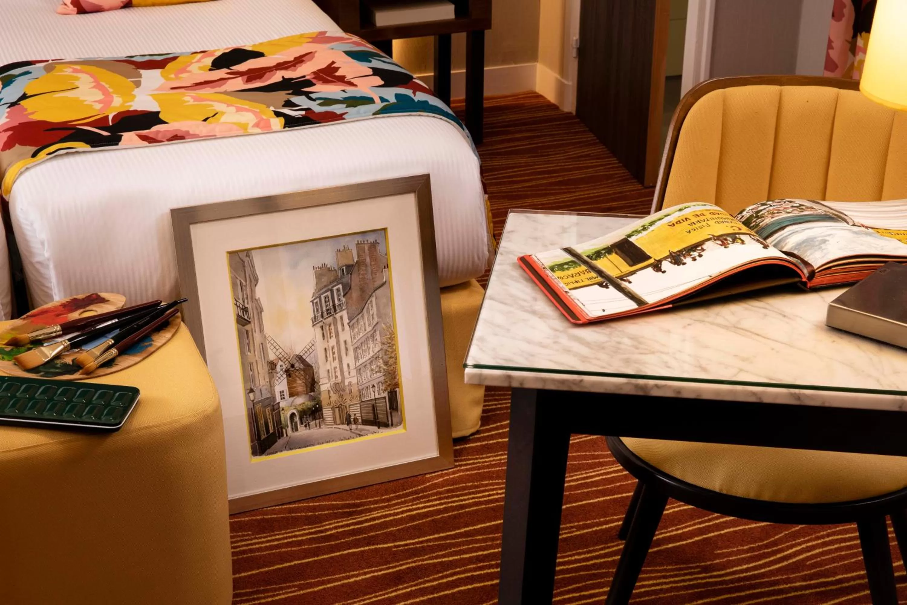 Bed in Hôtel des Arts Montmartre