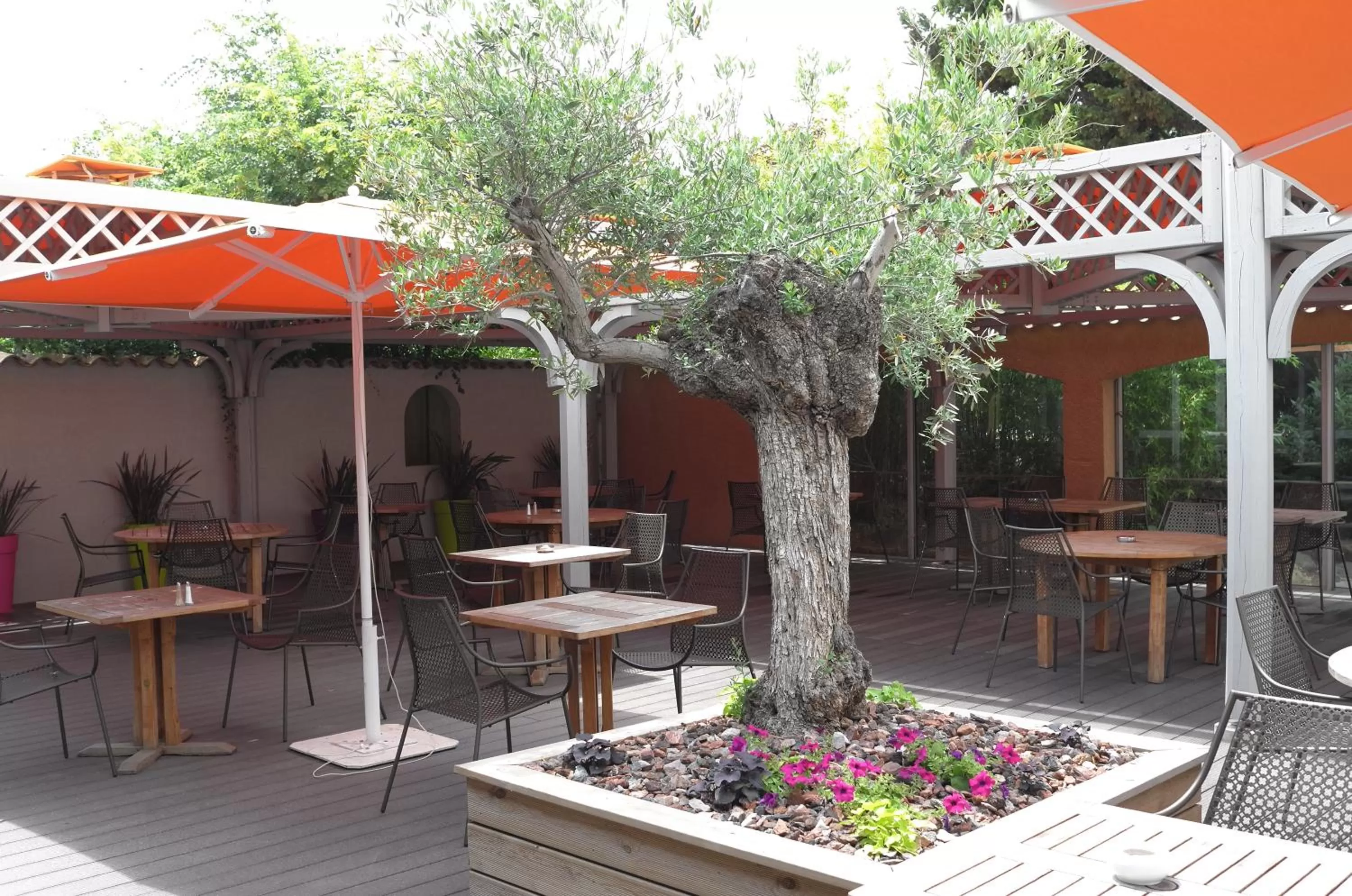 Balcony/Terrace in Novotel Narbonne Sud A9/A61