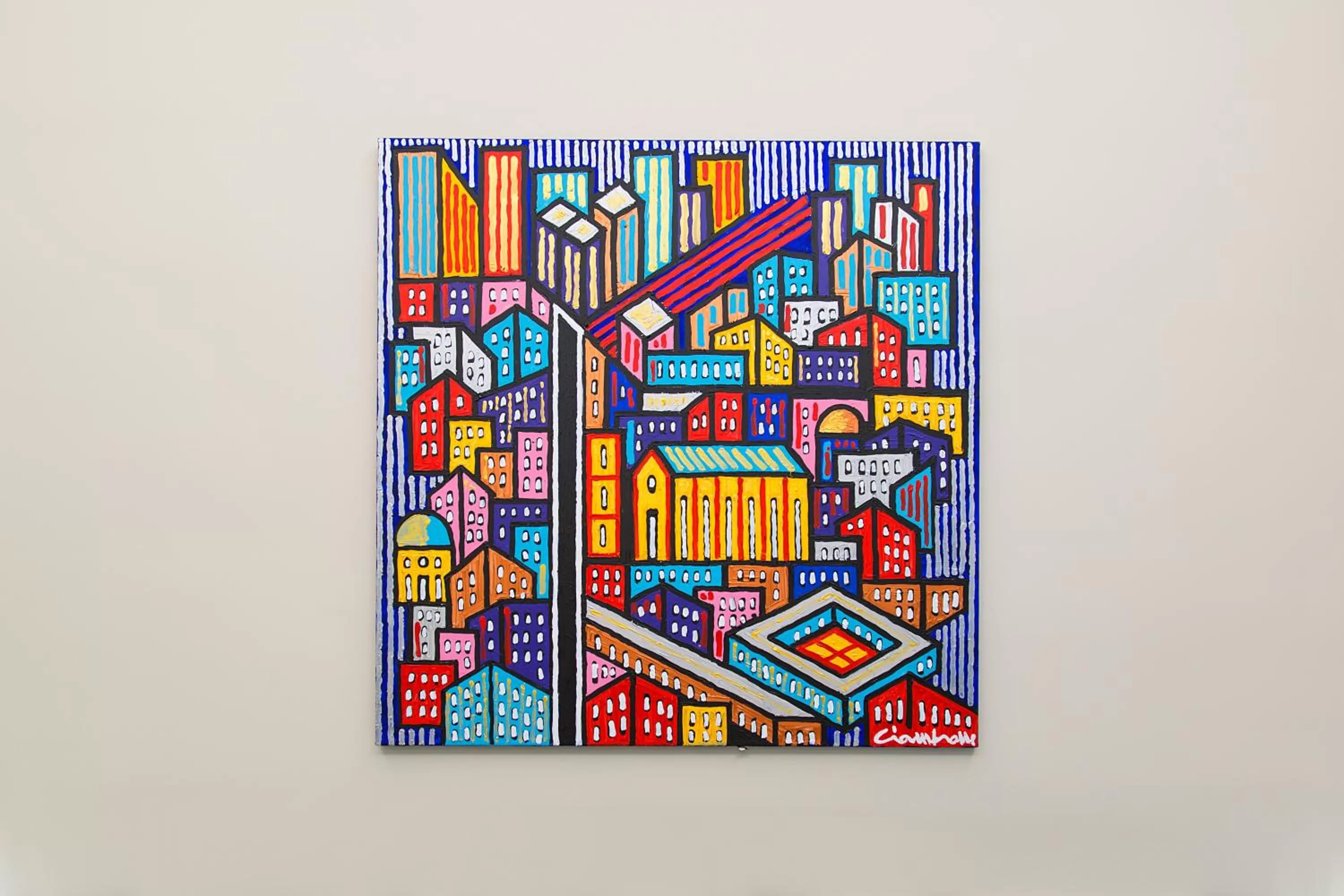 Decorative detail in The Five Rooms Napoli