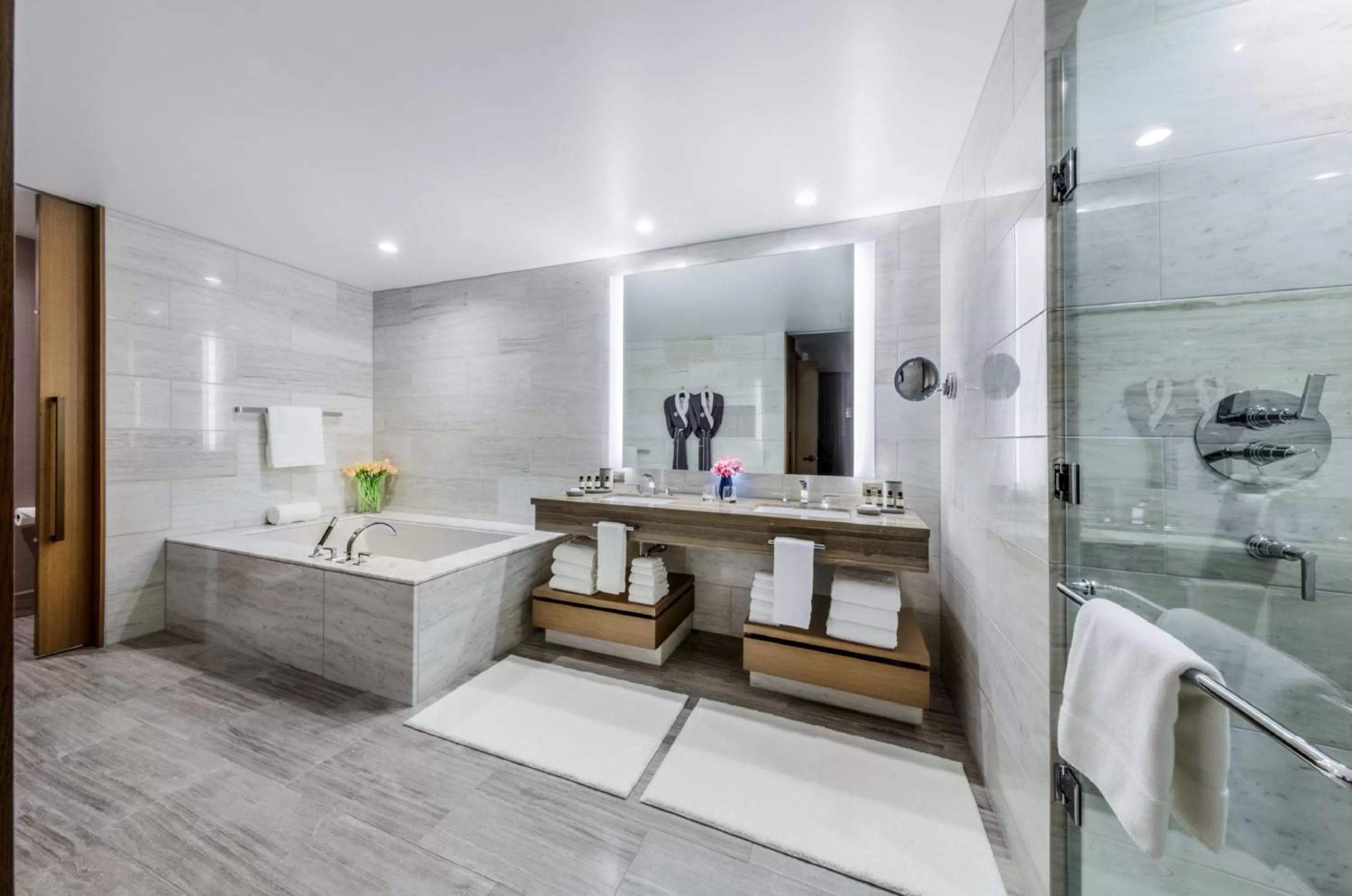 Bathroom in InterContinental - Los Angeles Downtown by IHG