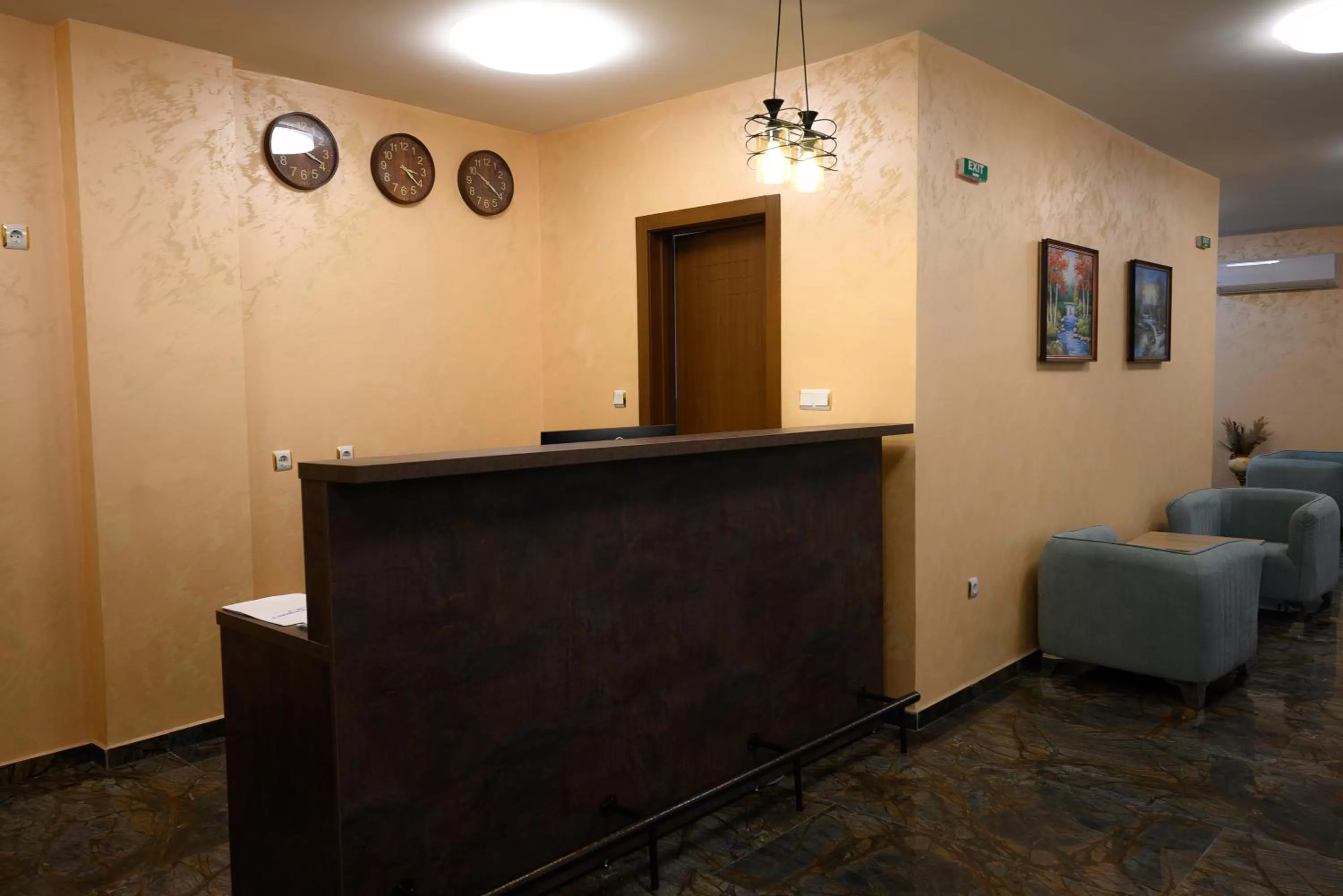 Lobby or reception in Hotel Leda