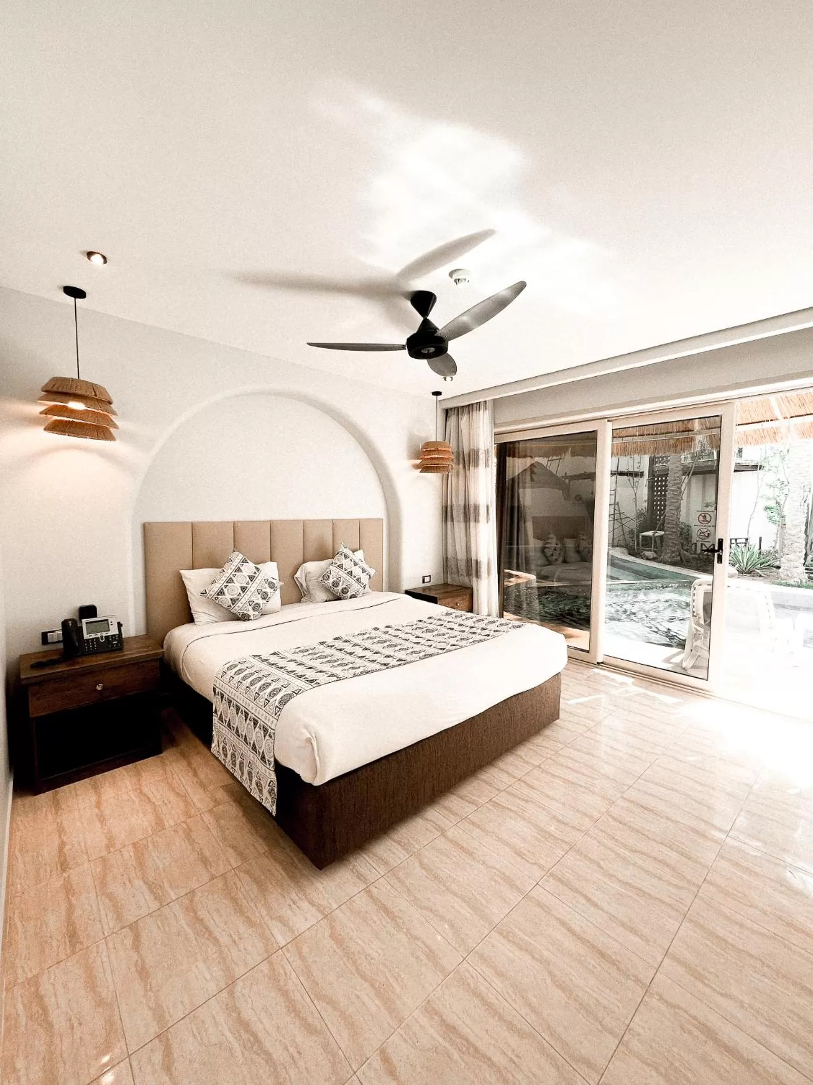 Bed in Panorama Bungalows Resort El Gouna