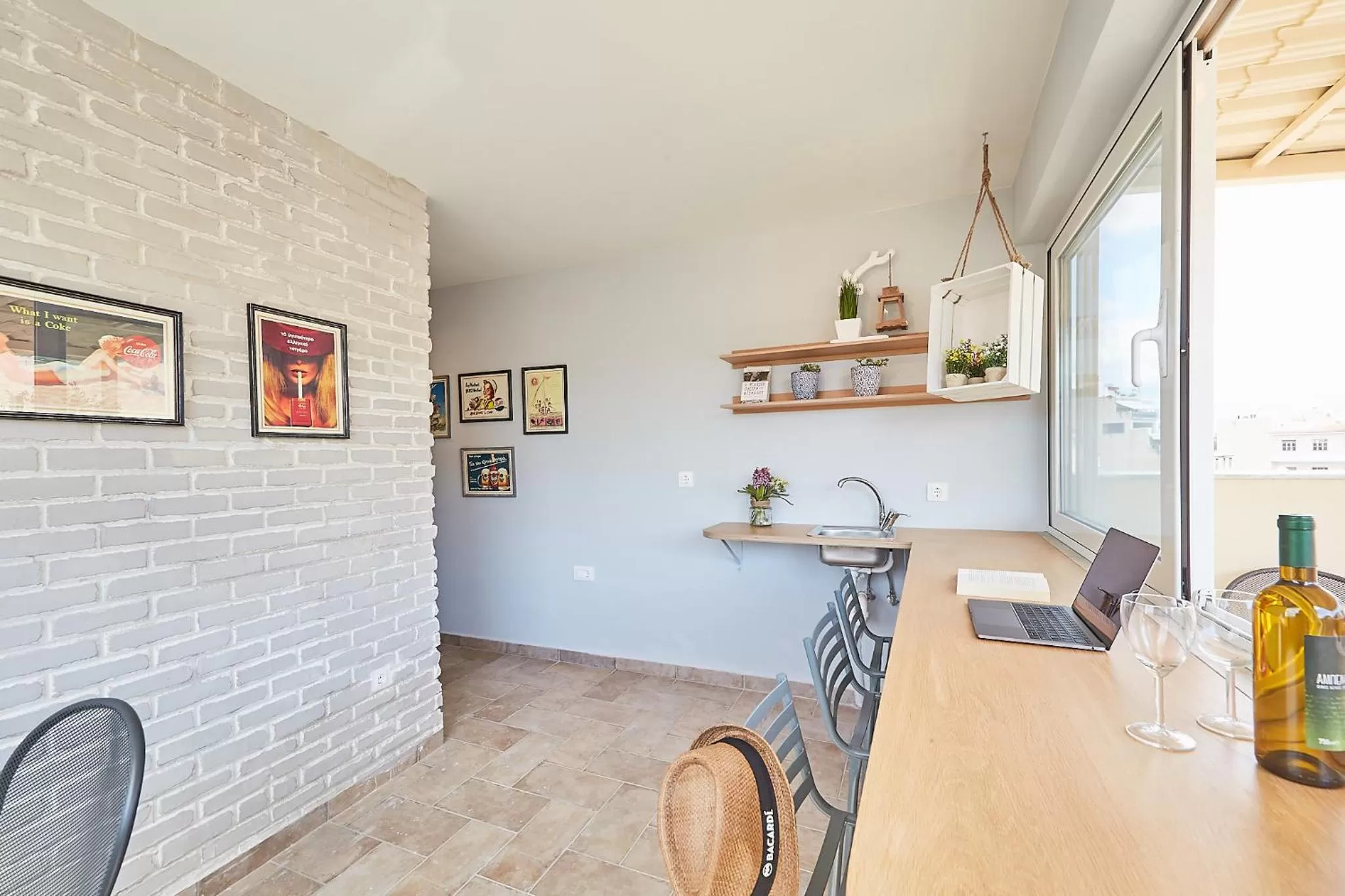 Patio in toStay-Unique apartment hotel in Athens center!