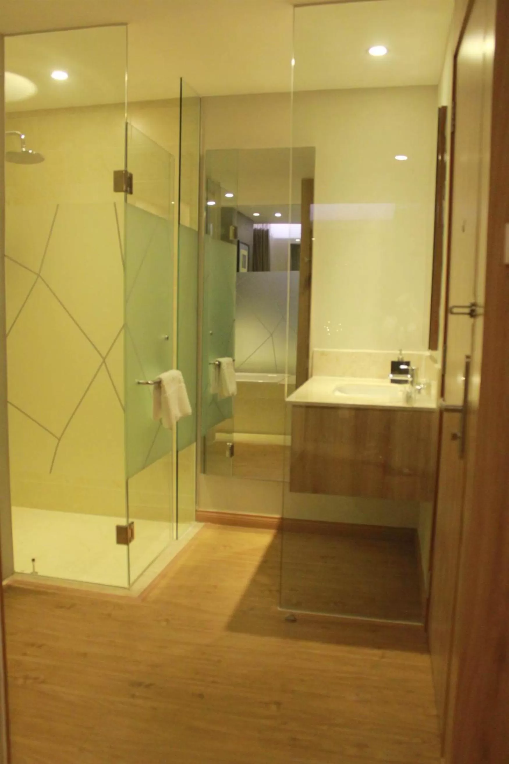 Shower in Avanti Hotel