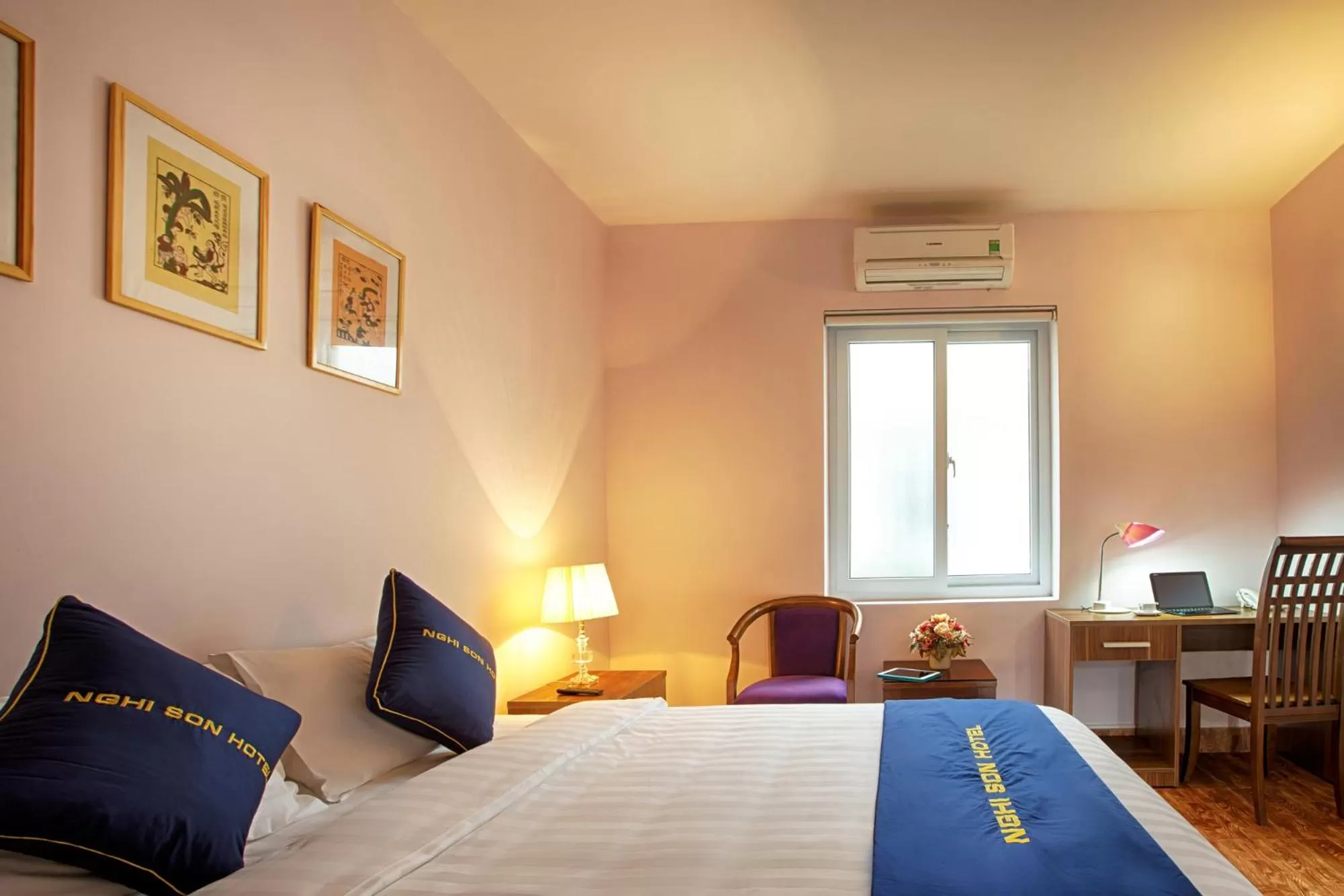 Bed in Nghi Son Hotel