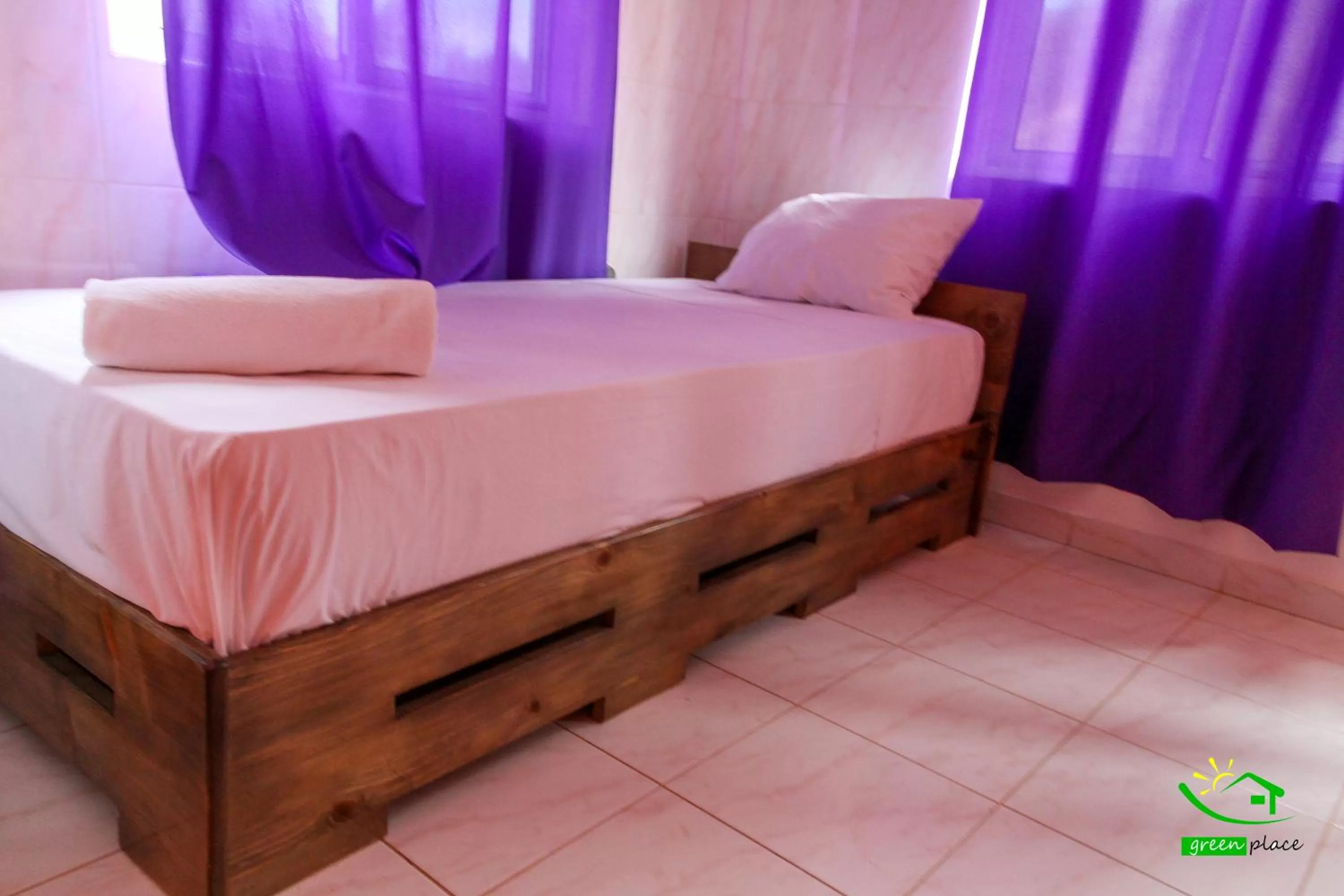 Bed in Pousada Green Place