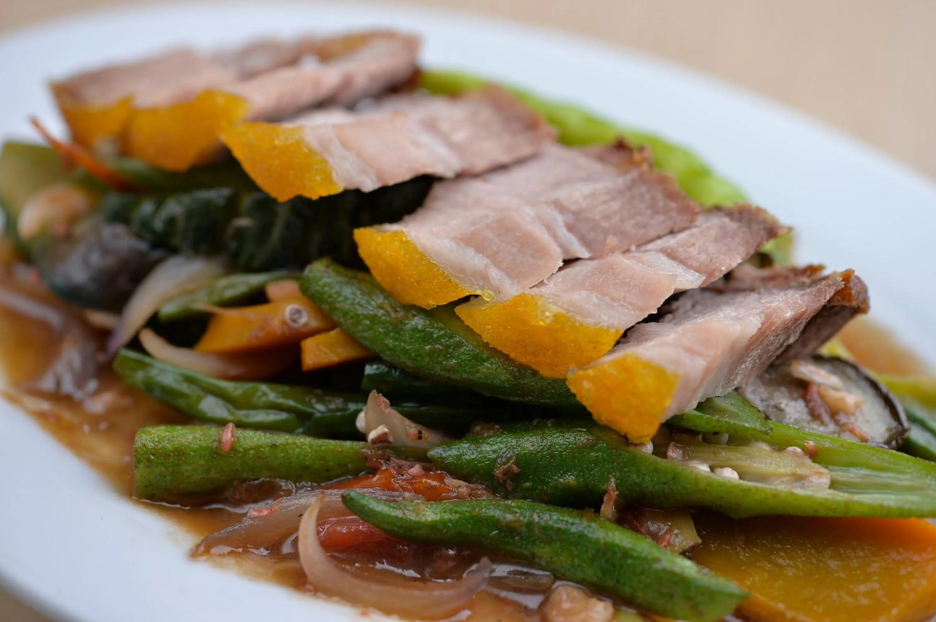 Food close-up in Hotel 99 Quiapo