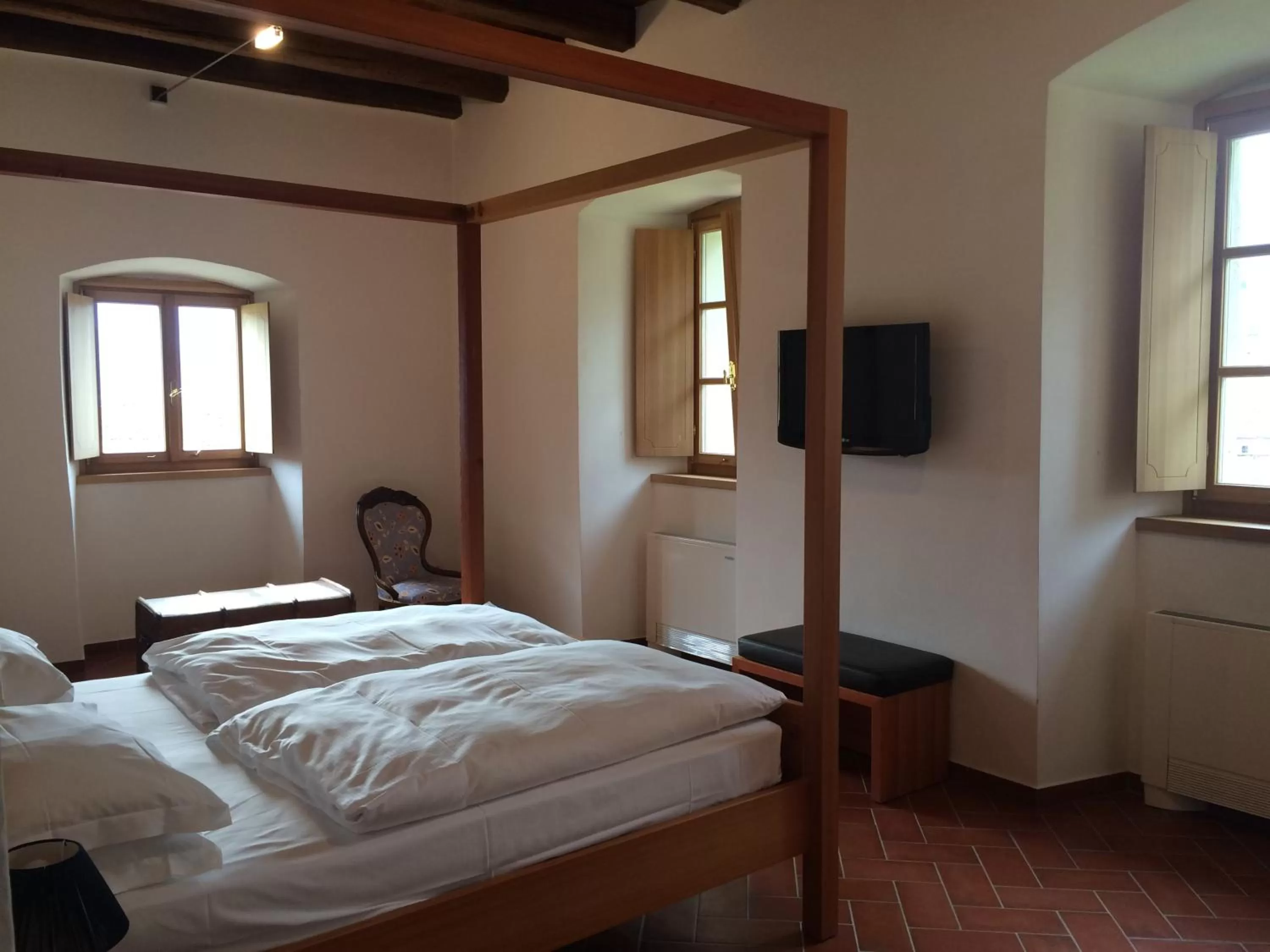 Bed in Relais Palazzo Lodron