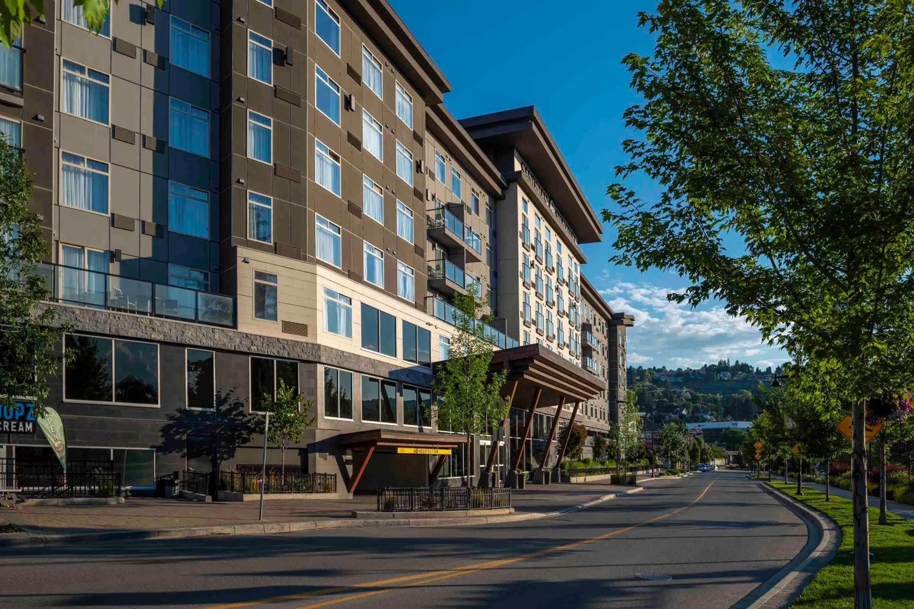 Property building in Sandman Signature Kamloops Hotel