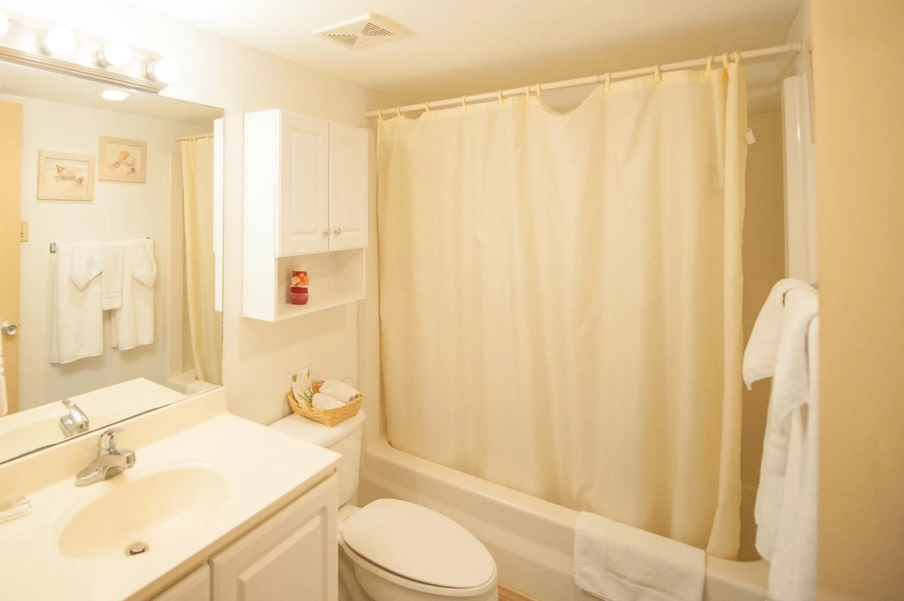 Photo of the whole room, Bathroom in South Padre Island Beach Rentals