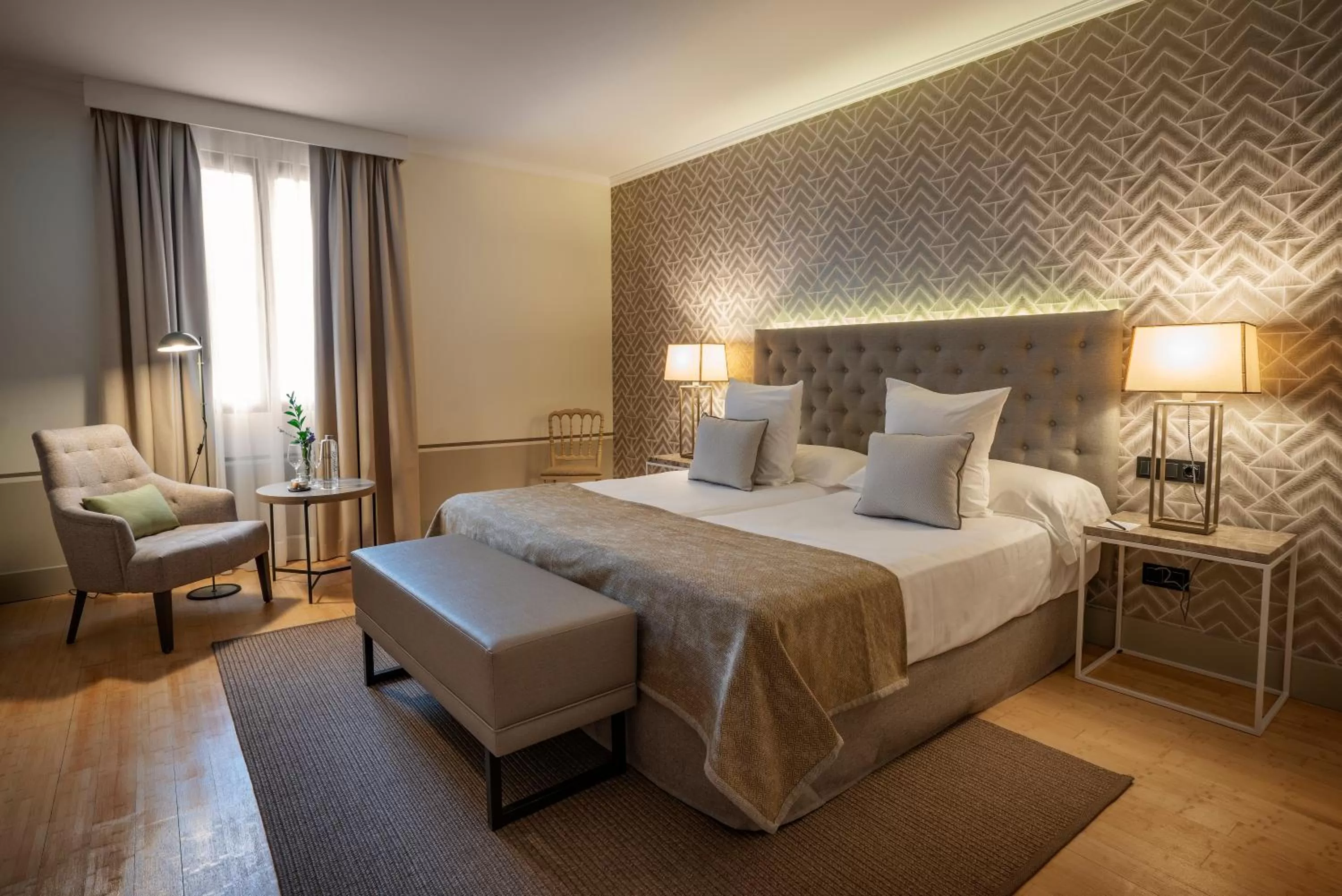Bed in Hospes Palacio de Arenales & Spa