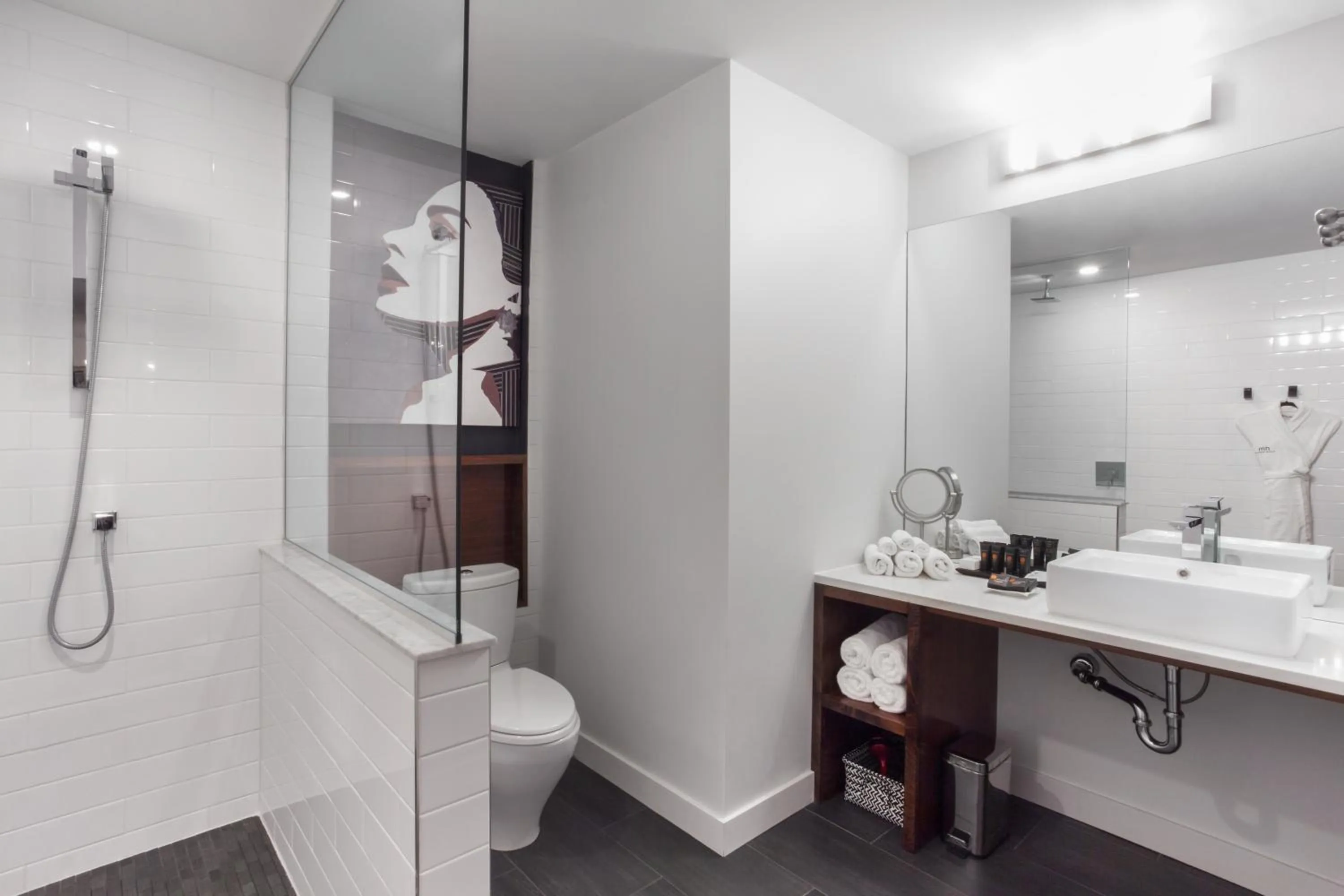 Shower in Hotel Metro